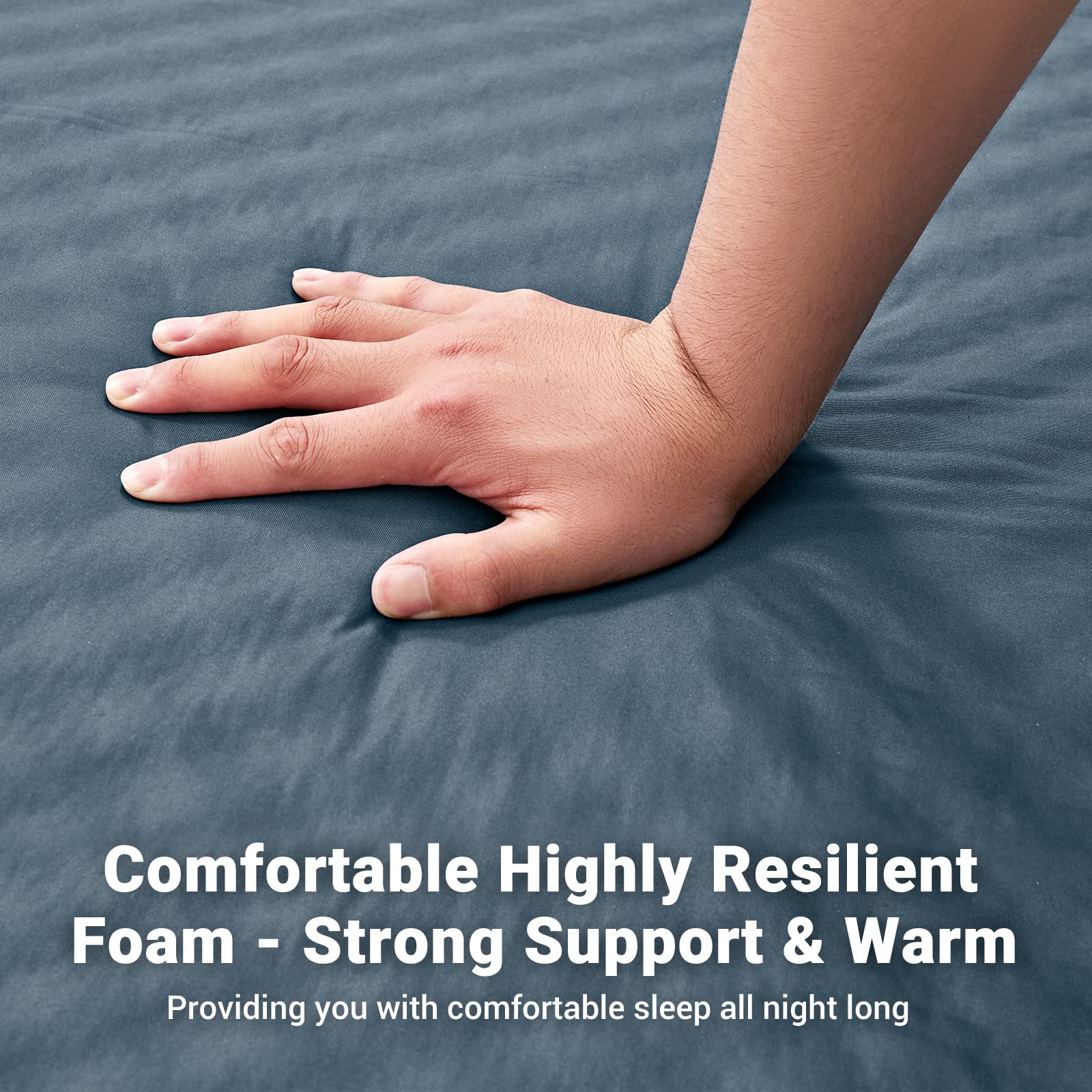 Selbstaufblasende Isomatte mit Kissen-L