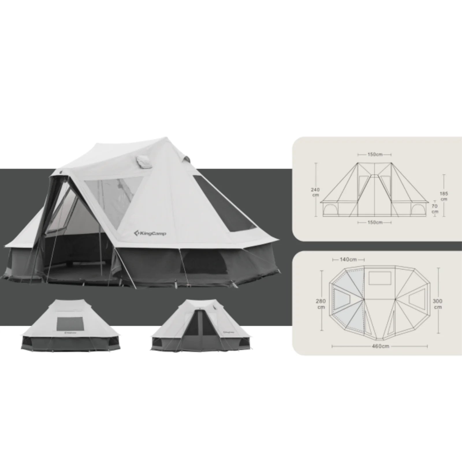 KingCamp Khan Villa Tent