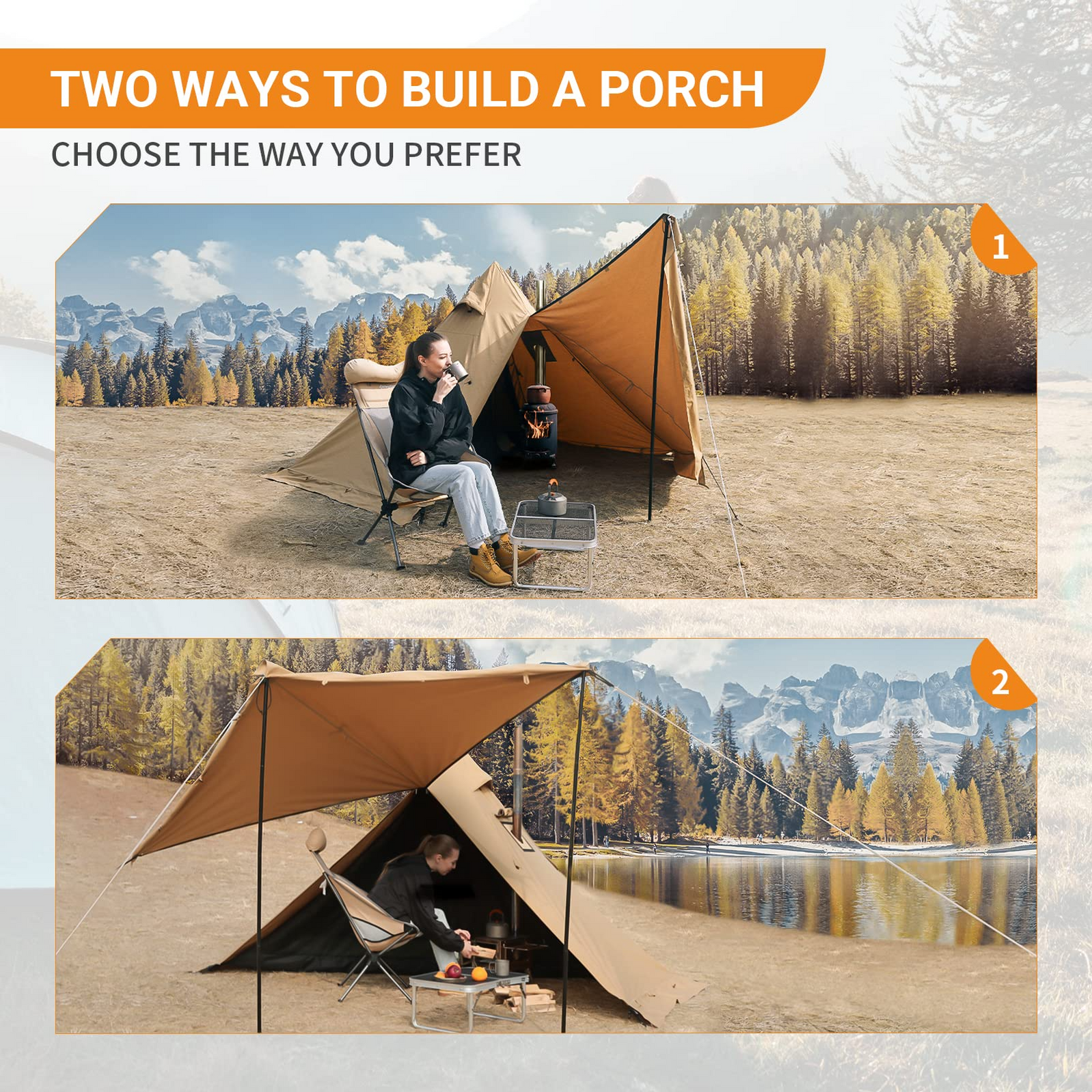 ANIZO S 320 Tipi Hot Tent