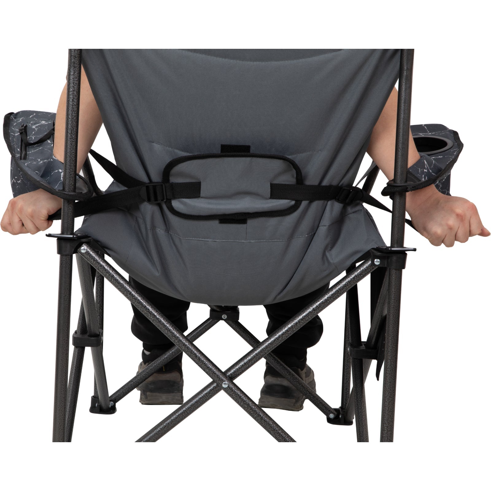 KingCamp JUNIPER C10 Oversized Folding Chair with Adjustable Lumbar Support