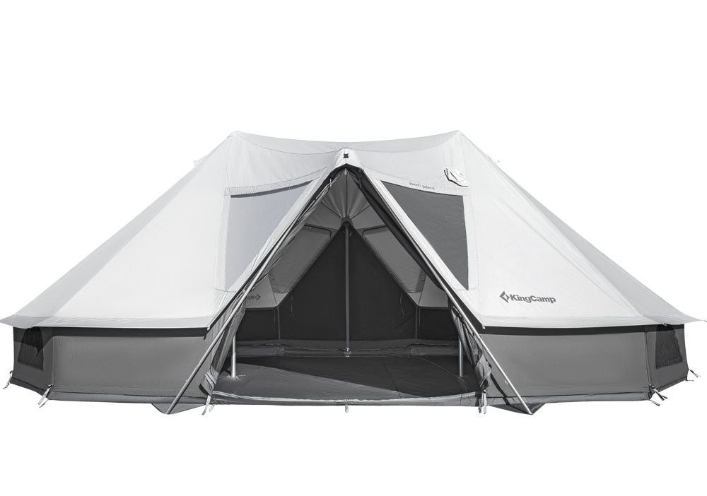 Mesh door glamping tent