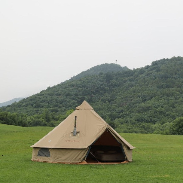 Khan 8 Person 4-Season Glamping Bell Camping Tent