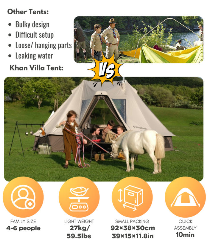 KingCamp Khan Villa Tent