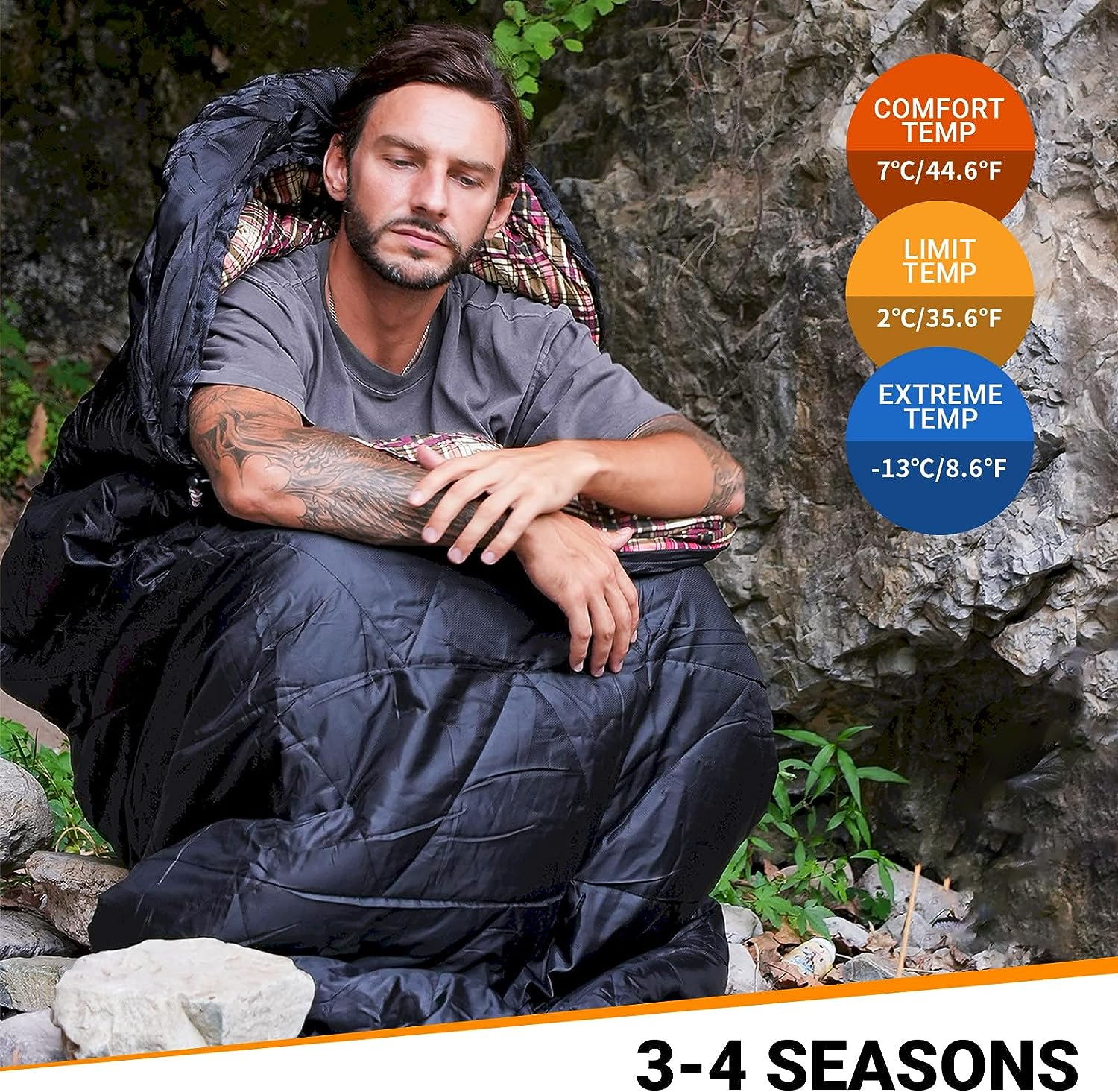 35F Oversized 3-4 Season Sleeping Bag