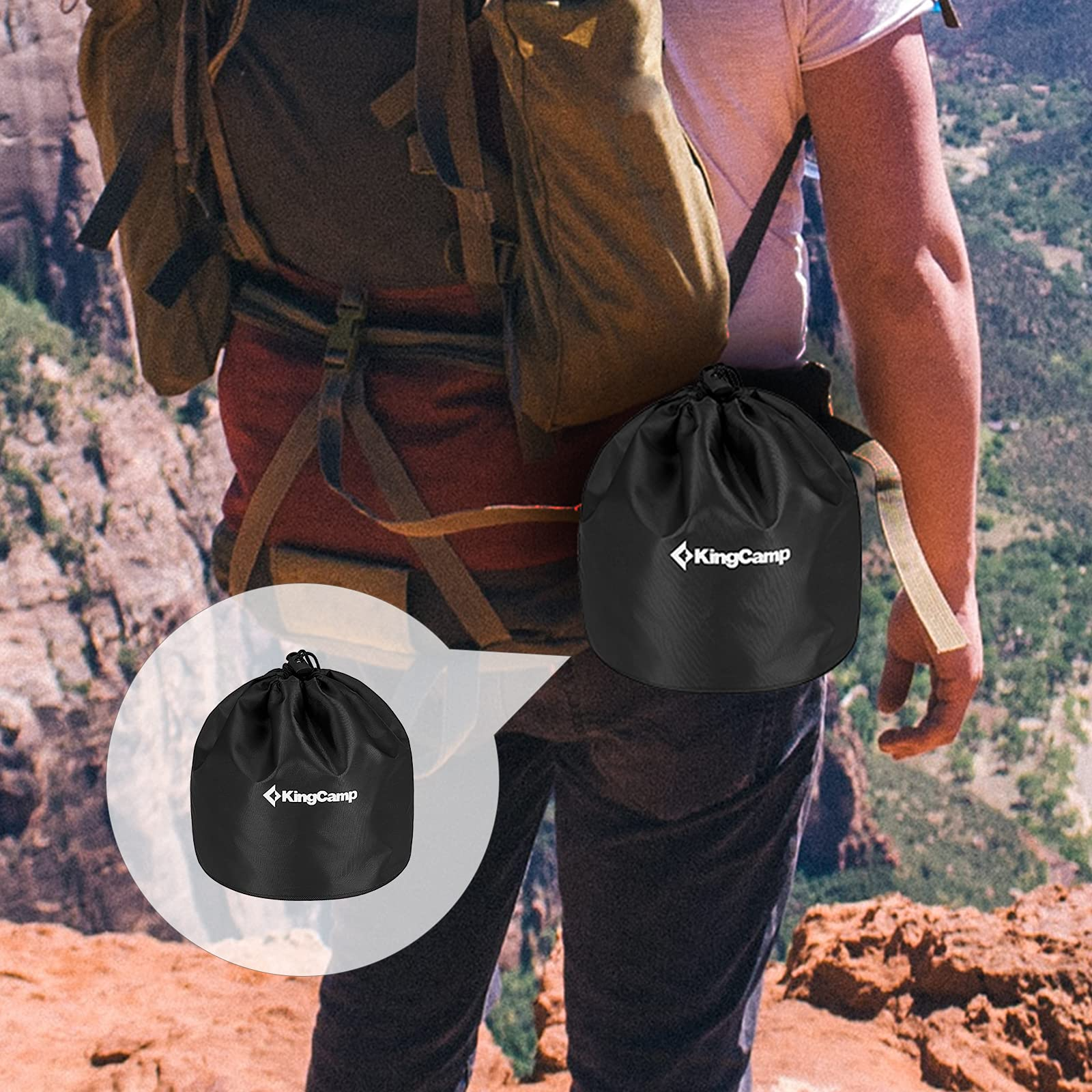 KingCamp 1-3 Person Cookware Mess Kit