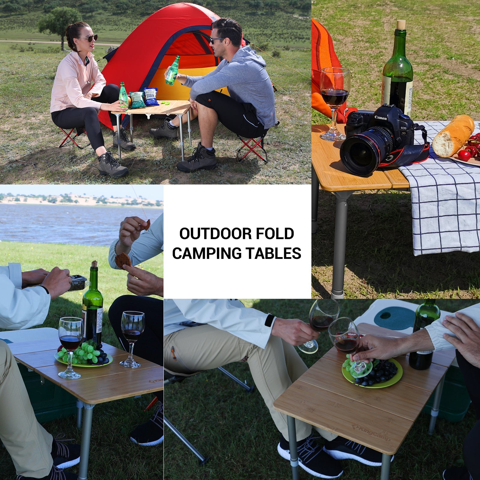 Portable Bamboo Table