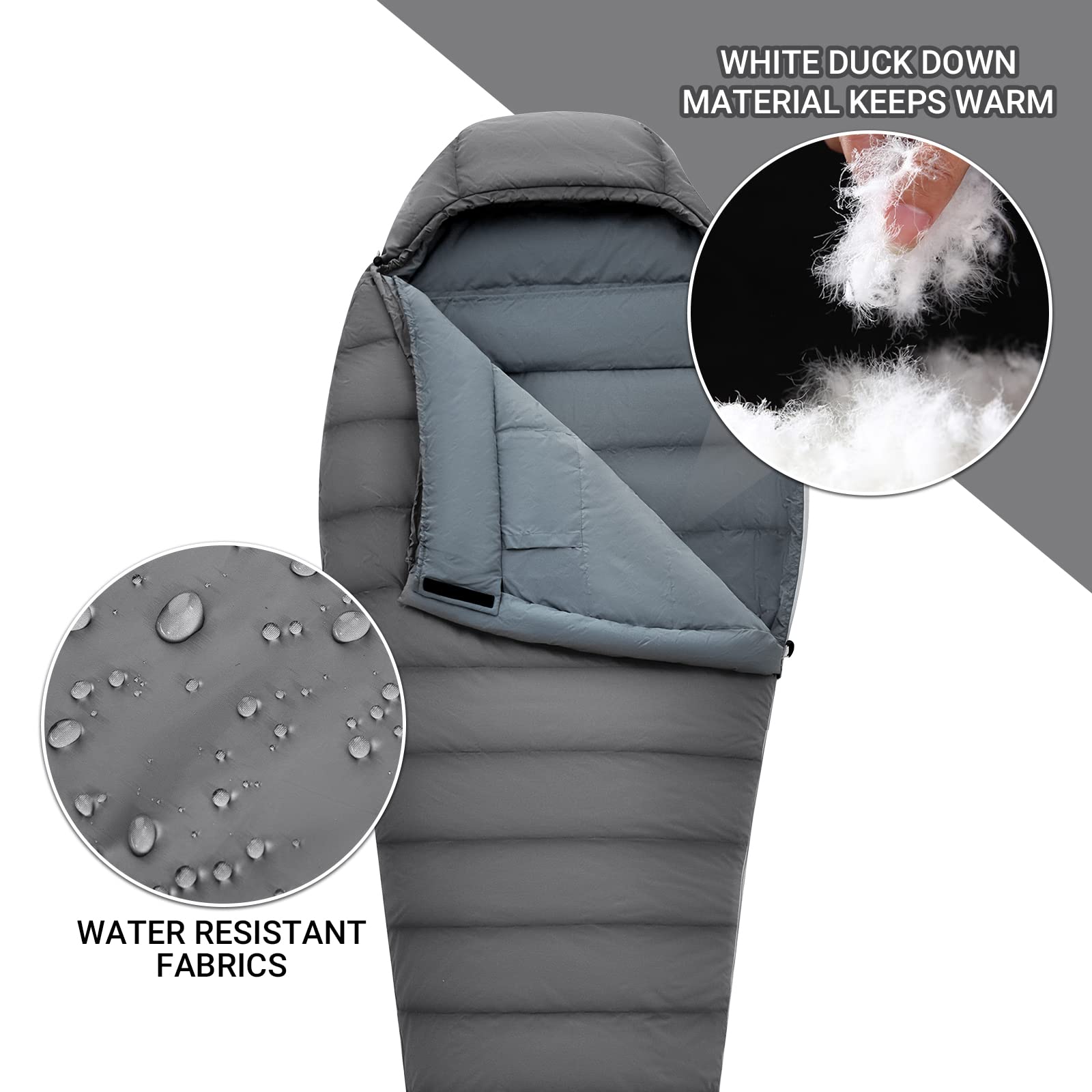 KingCamp PROTECTOR 400 Down Mummy Sleeping Bag