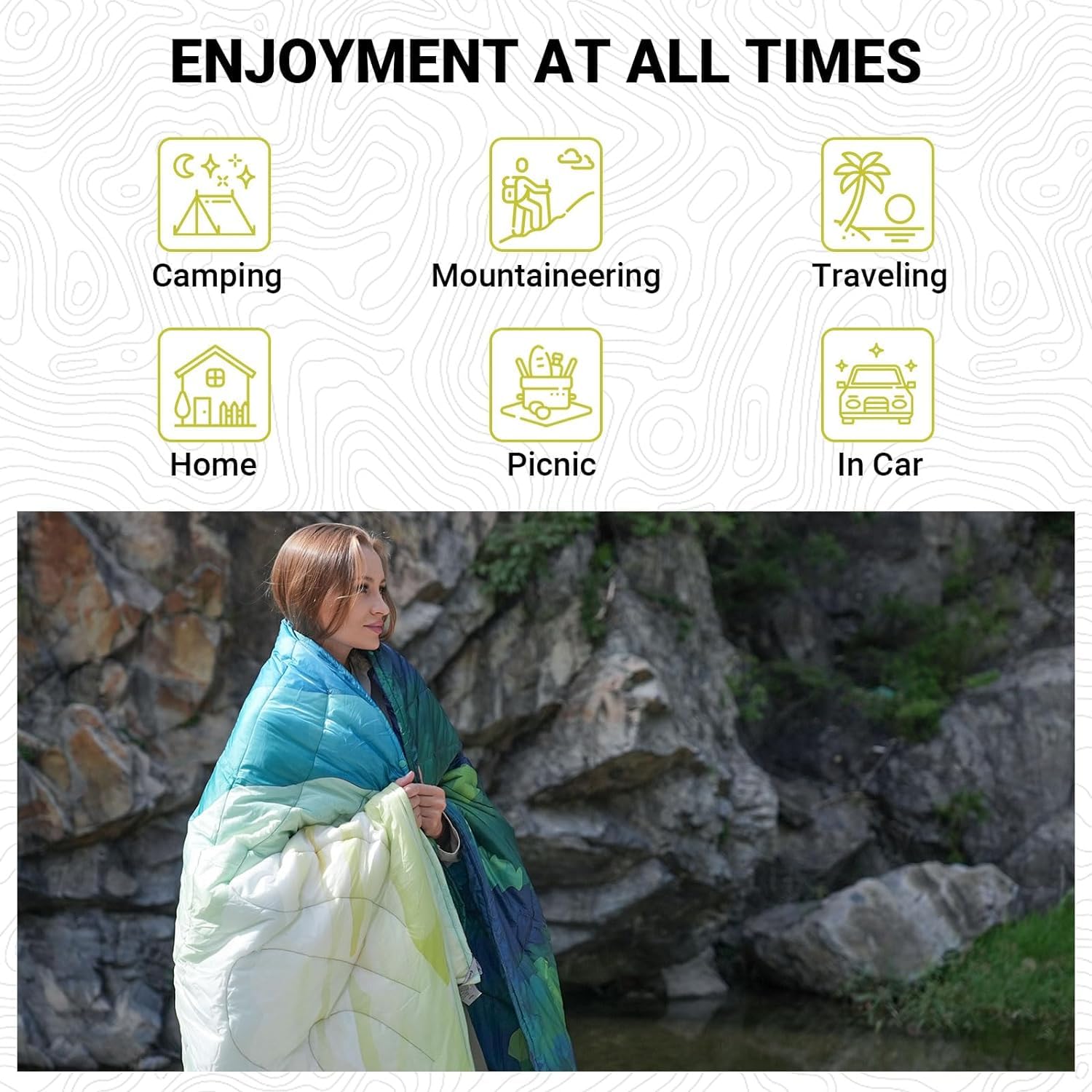 KingCamp BLANKET SMART 150 Multi-Functional Blanket