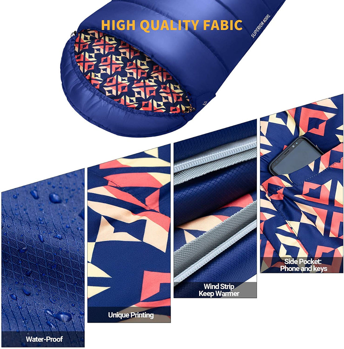 KingCamp 3 Season 0 Degree Camping Sleeping Bag