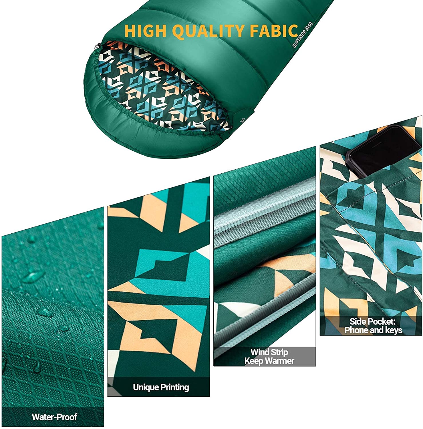 KingCamp 3 Season Camping Sleeping Bag