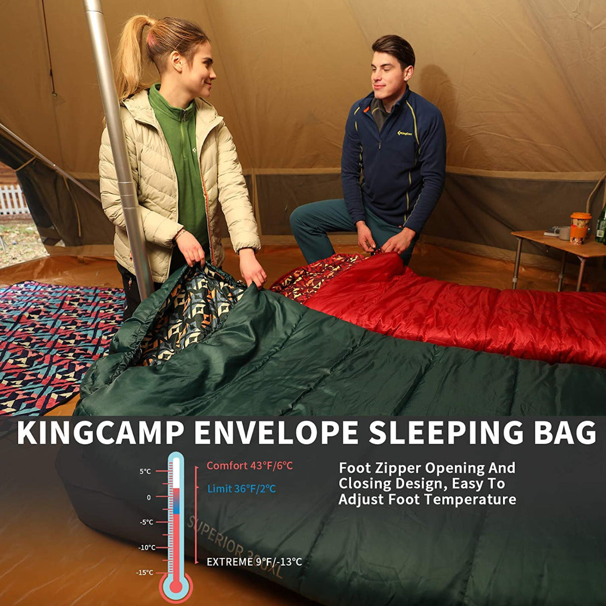 sleeping bag for camping