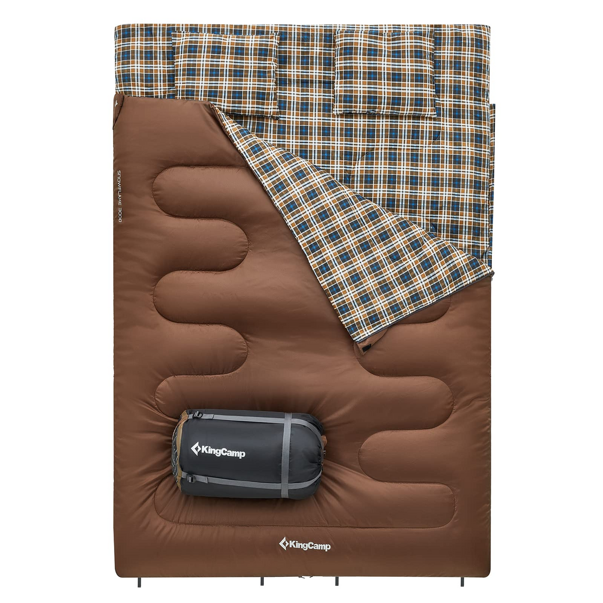 KingCamp Outdoor Doppelschlafsack 20 Grad Schlafsack