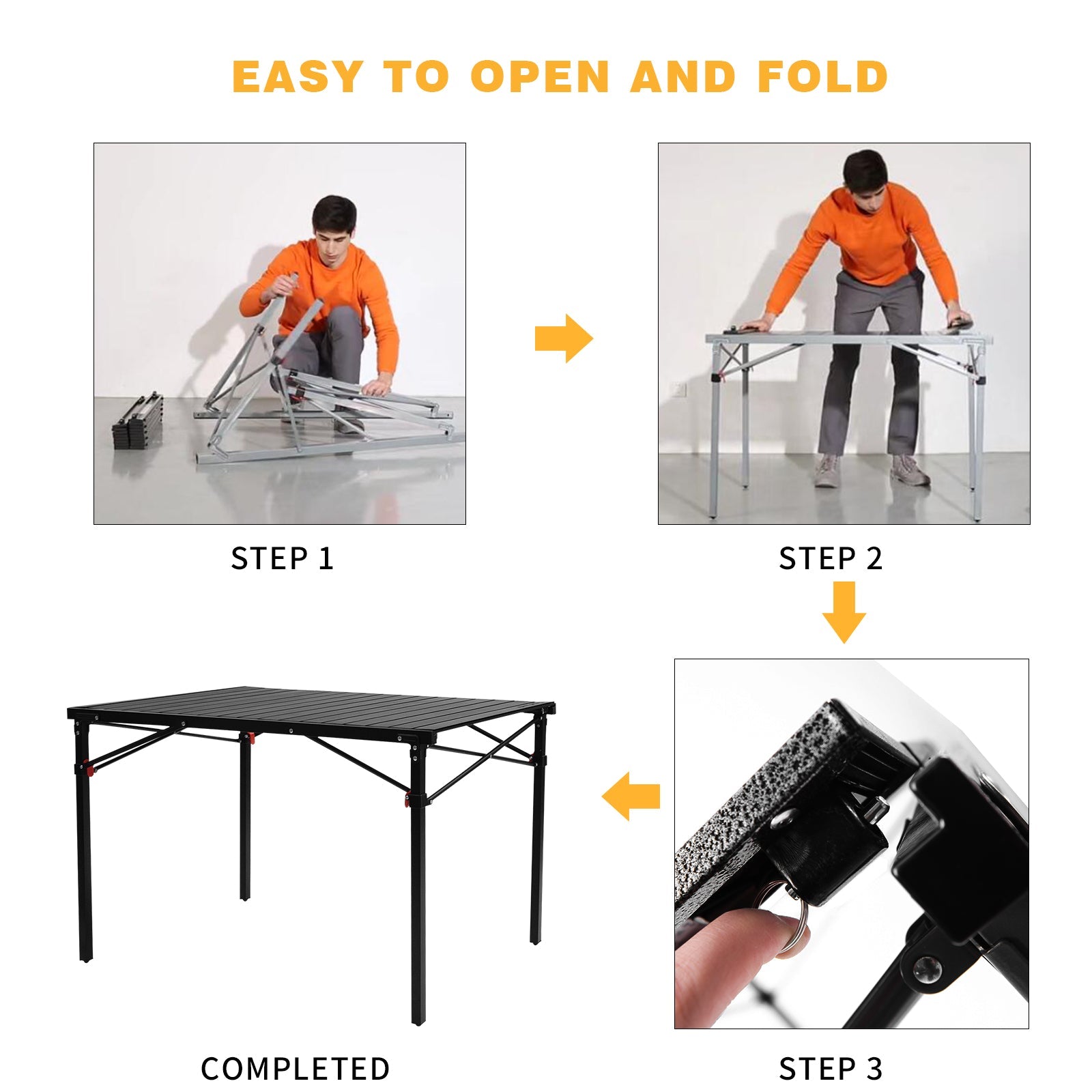 KingCamp 4-6 Person Aluminum Alloy Table