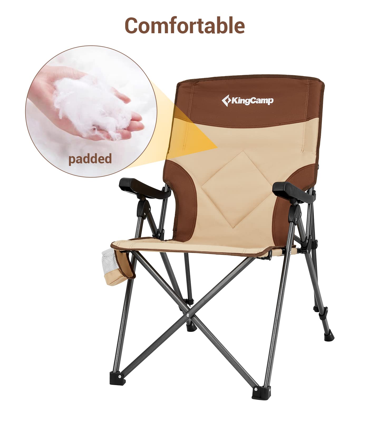 KingCamp Adjustble Heavy Duty Camping Chairs