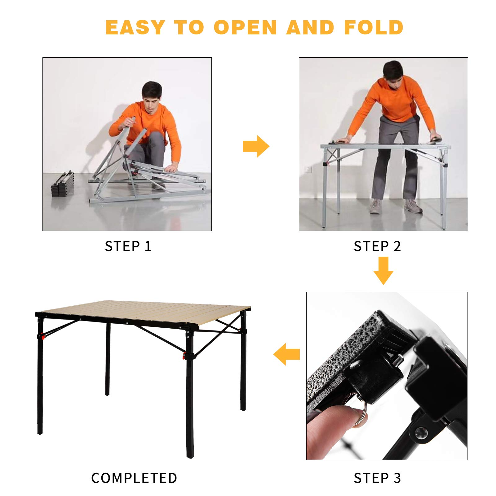 KingCamp Aluminum Alloy Camping Folding Table