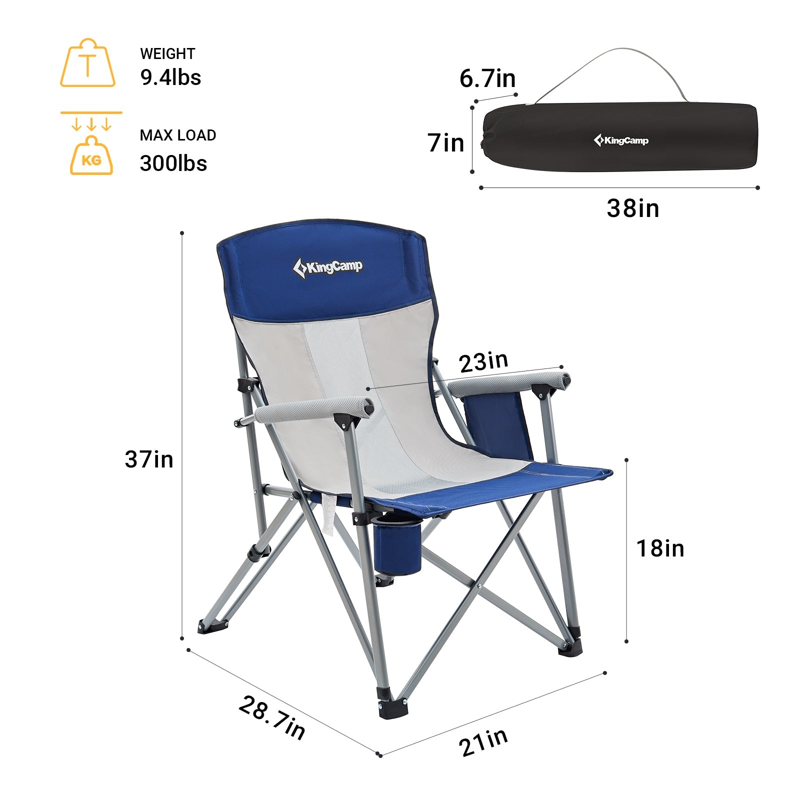 Folding Lightweight Camping Chair