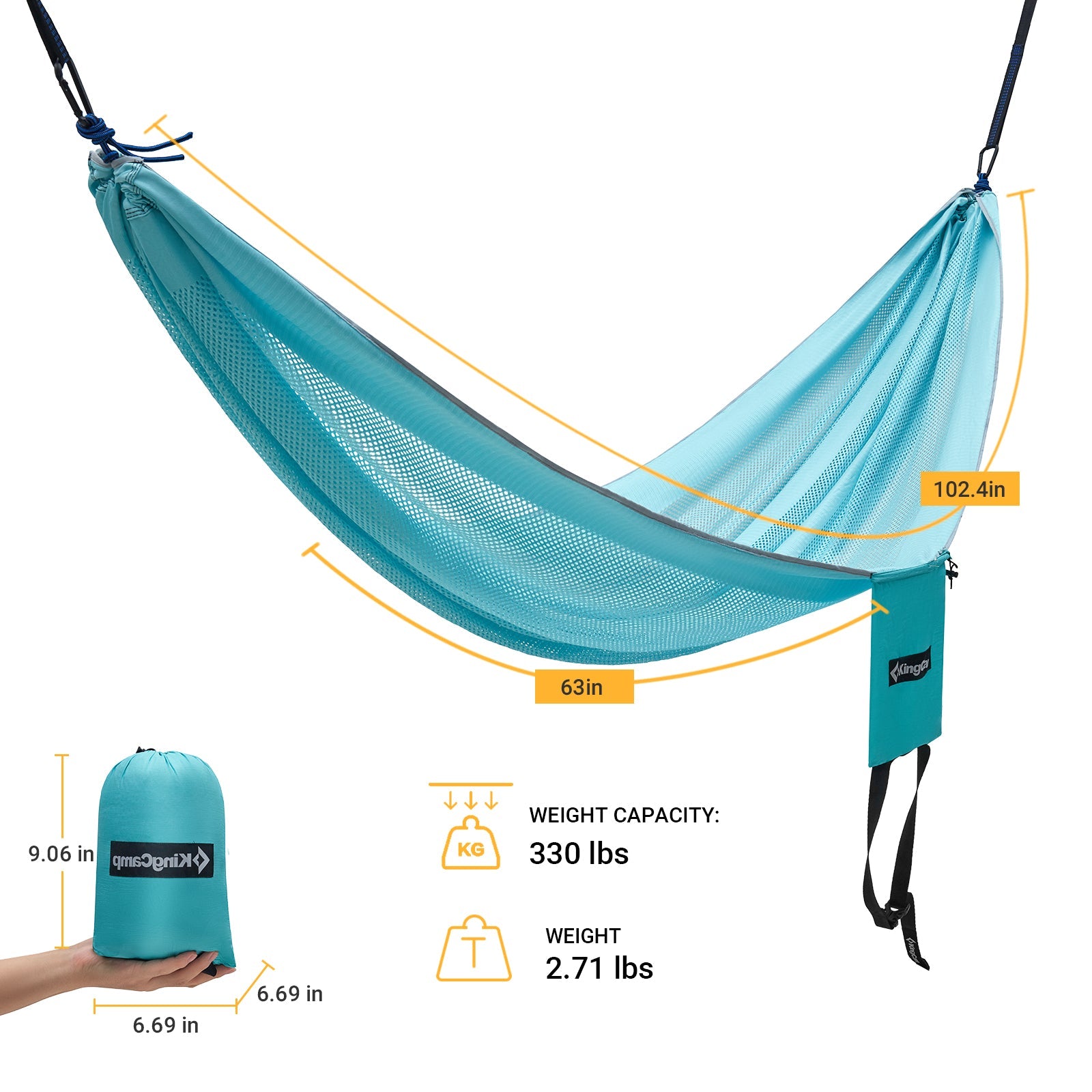 KingCamp Hammock with Tree Straps