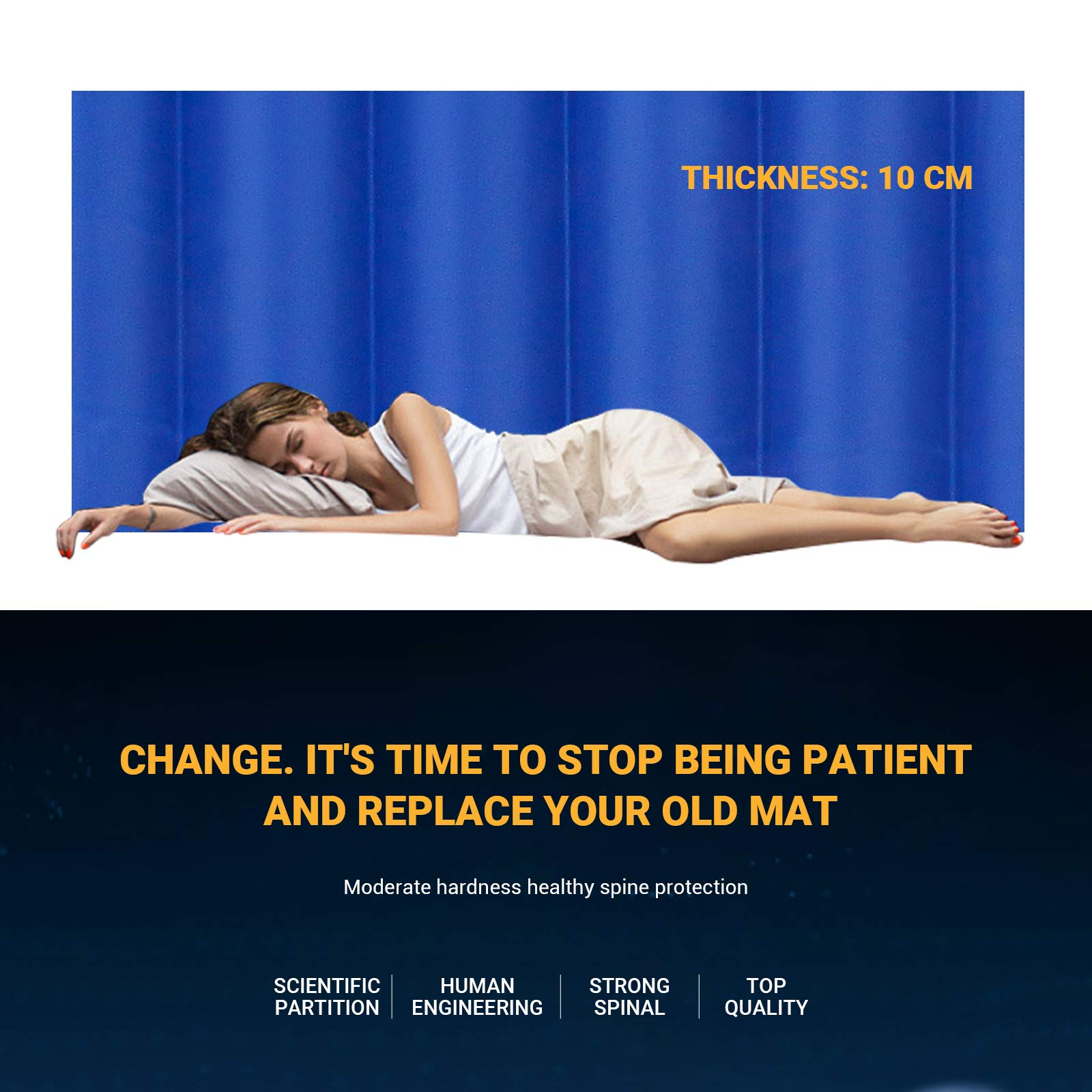 KingCamp Inflatable Air Foot Press Sleeping Pad Single/Double