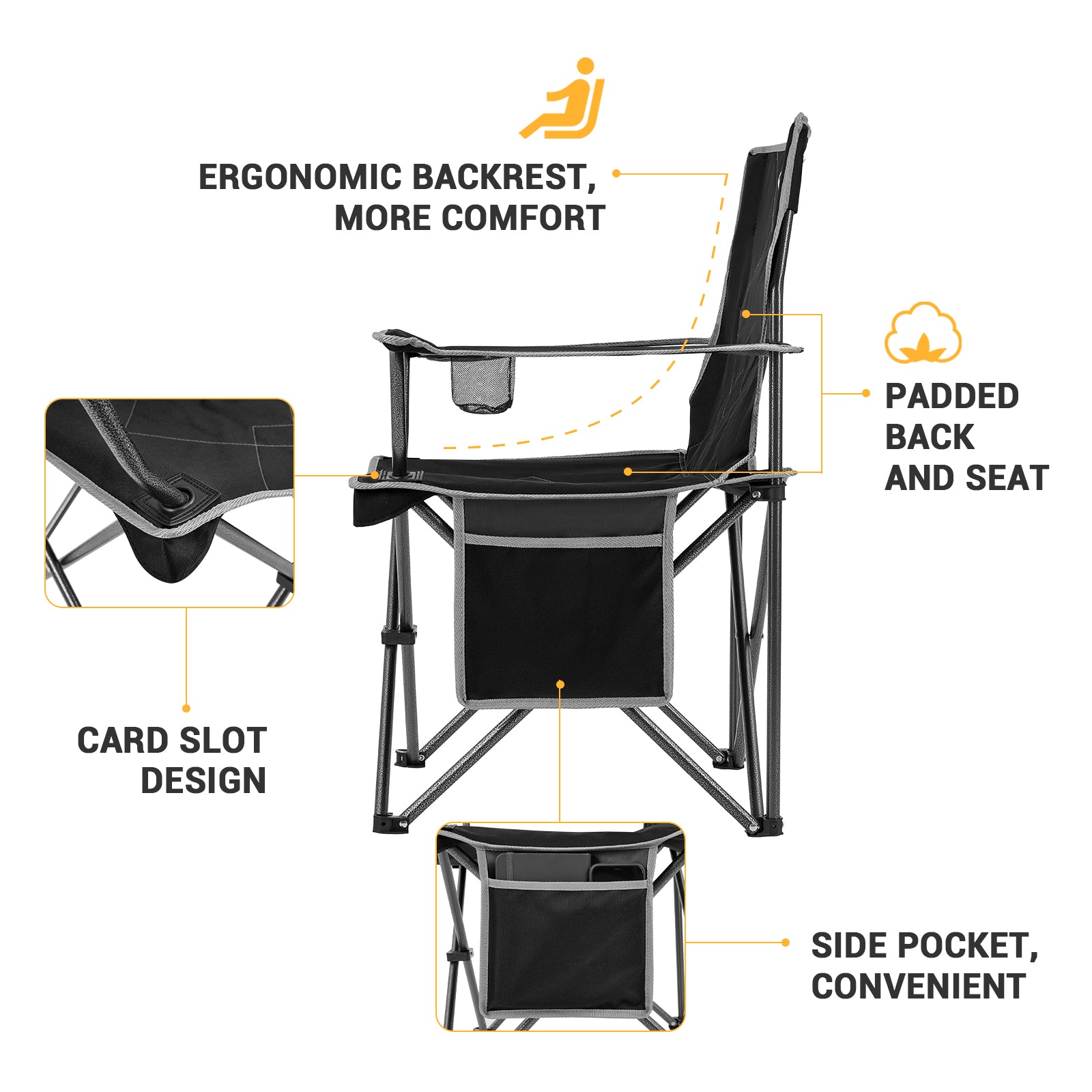 KingCamp Lightweight Folding Camp Chair