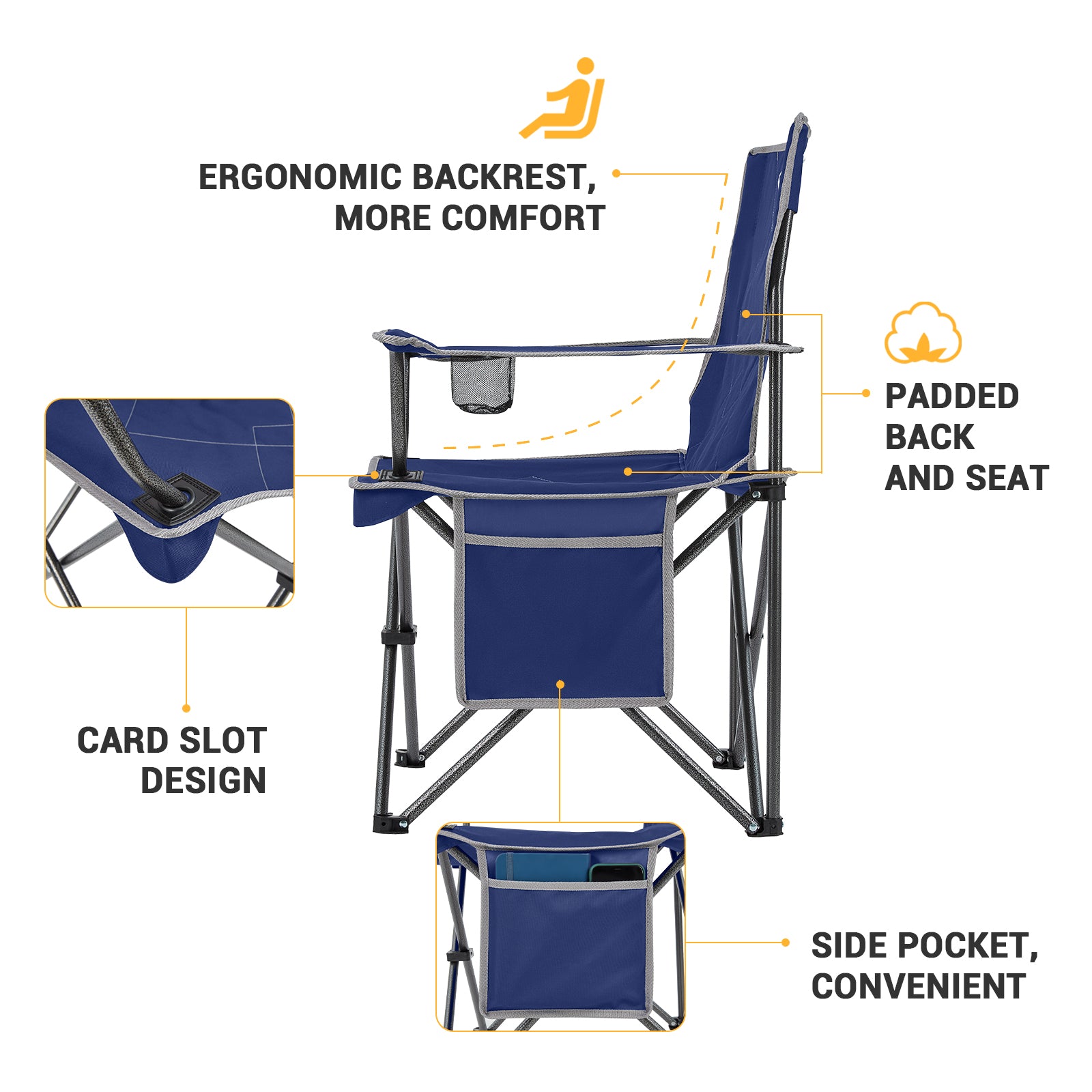 KingCamp Lightweight Folding Camp Chair