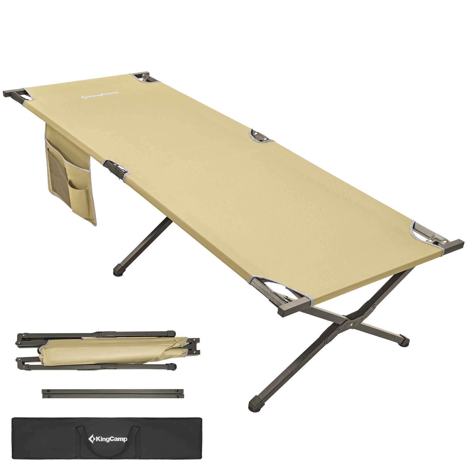 KingCamp Portable Camping Heavy Duty Cot
