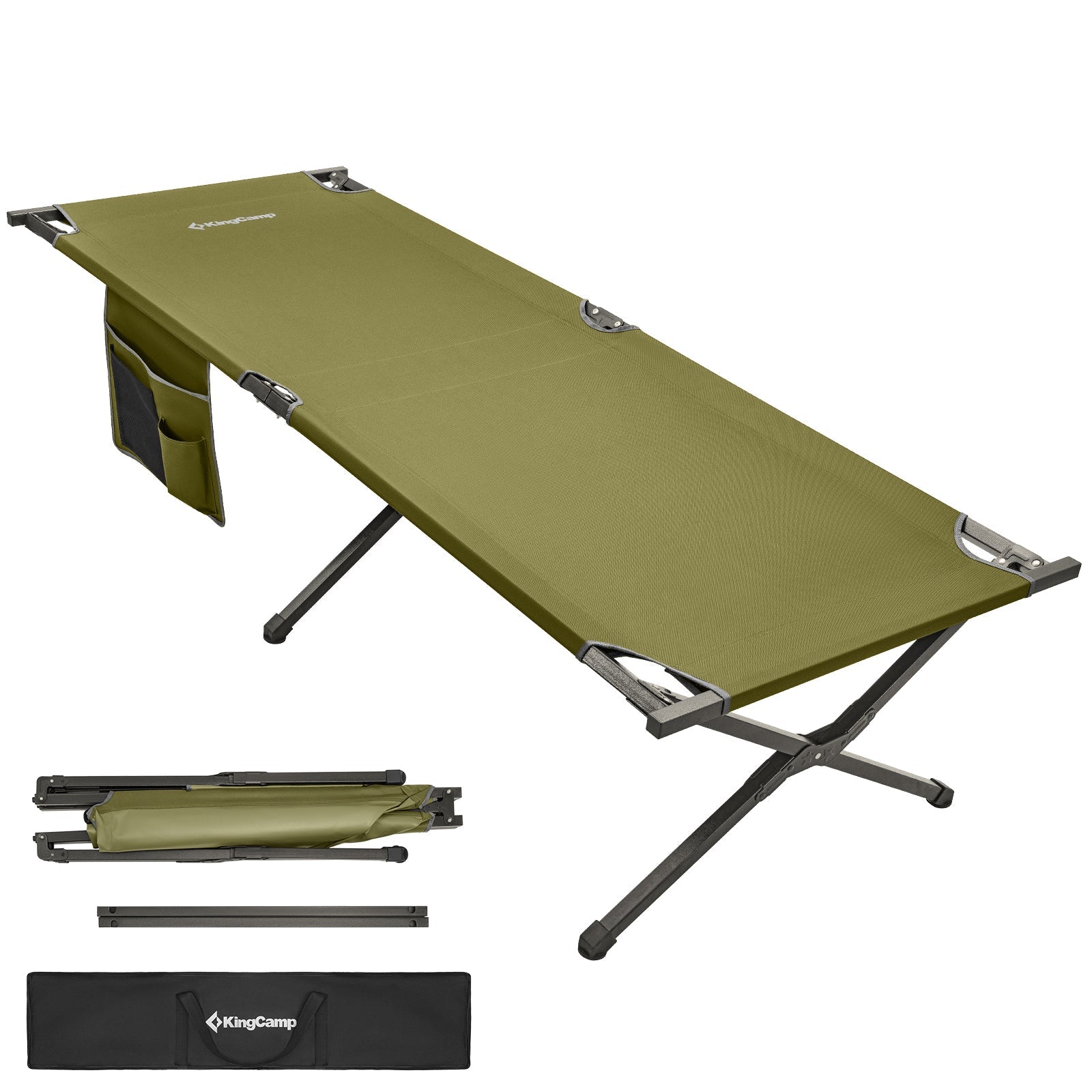 KingCamp Portable Camping Heavy Duty Cot