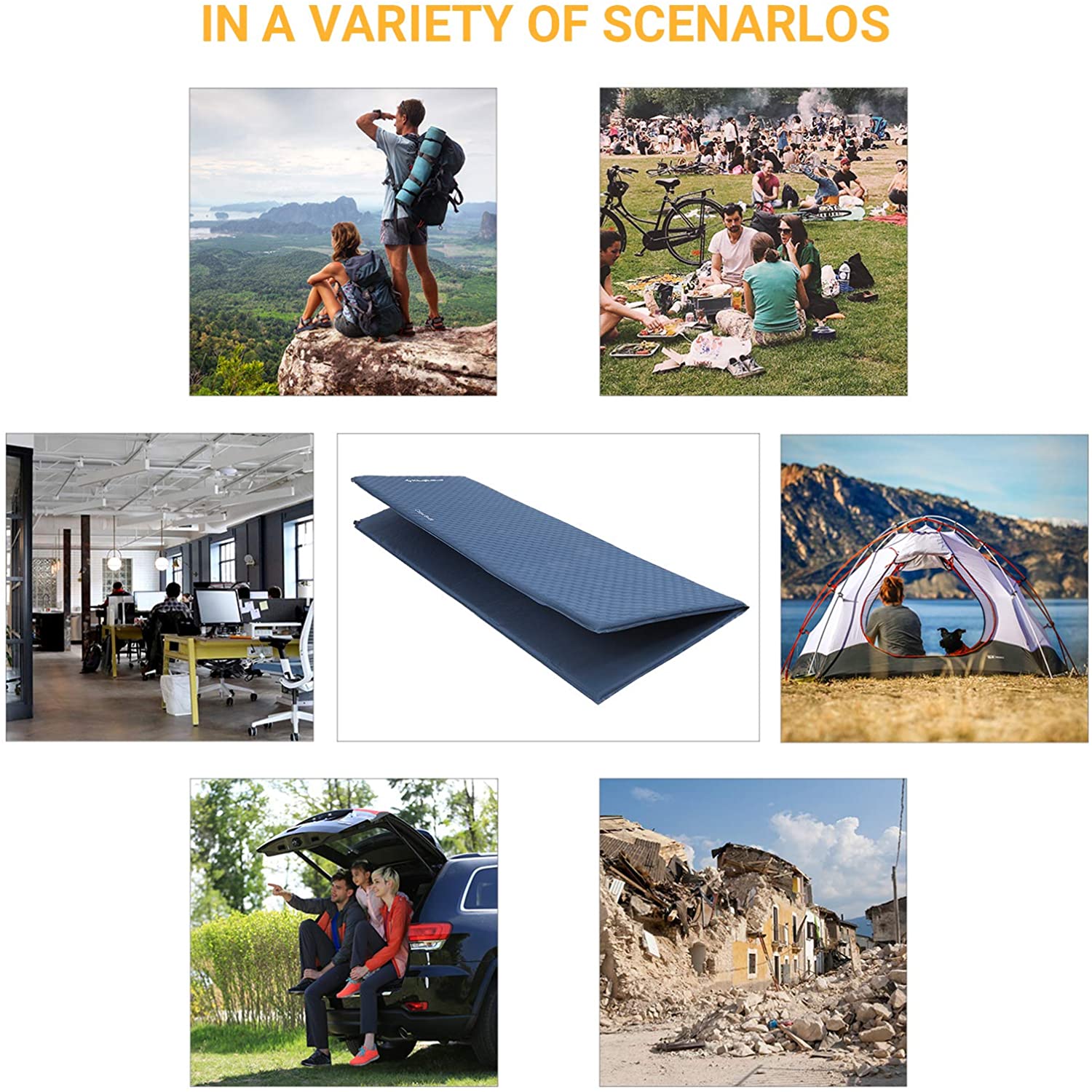 KingCamp Self-Inflating Double Ultralight Sleeping Mat