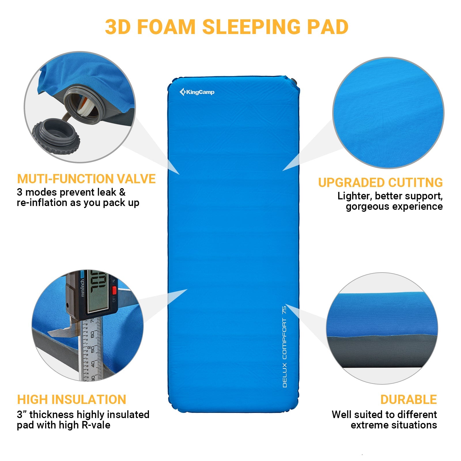 Self-Inflating Camping Pad