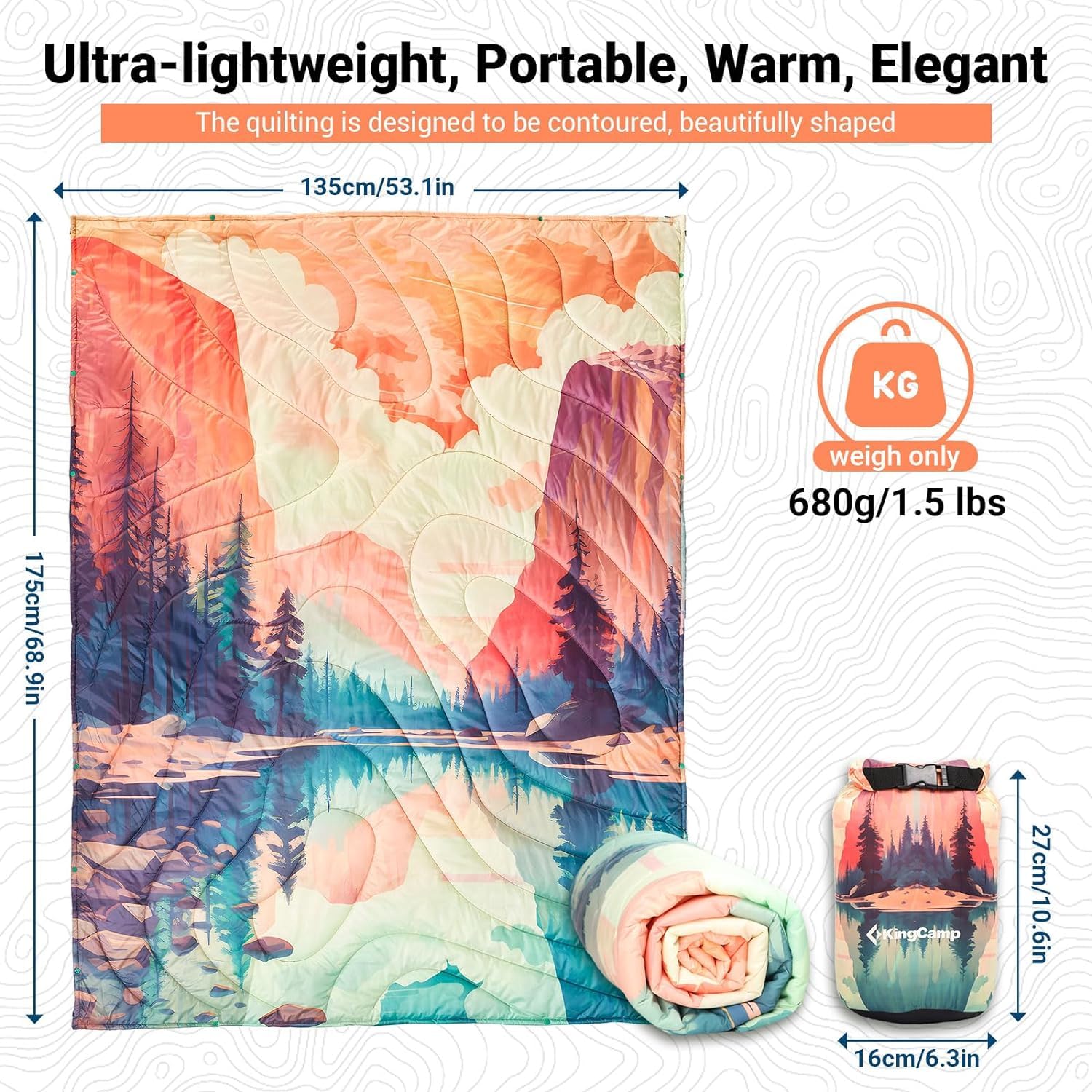 KingCamp BLANKET SMART 150 Multi-Functional Blanket