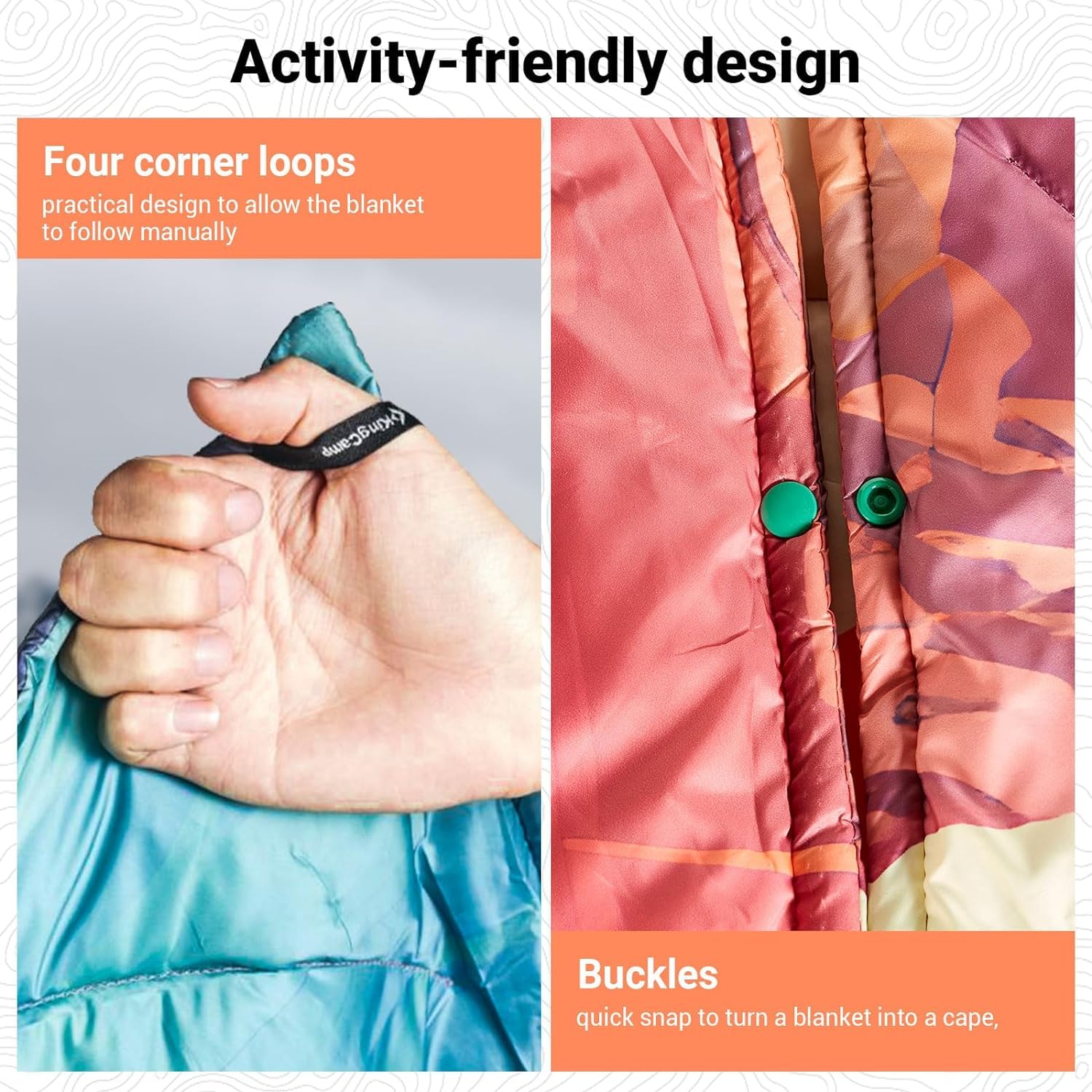 KingCamp BLANKET SMART 150 Multi-Functional Blanket