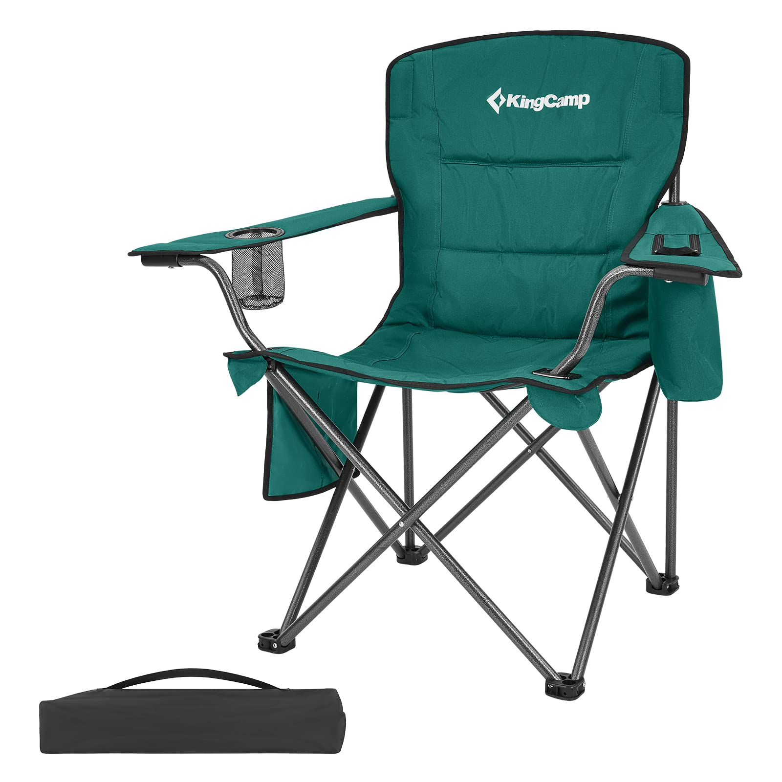 KingCamp Oversized Padded Arm Chair with Cooler