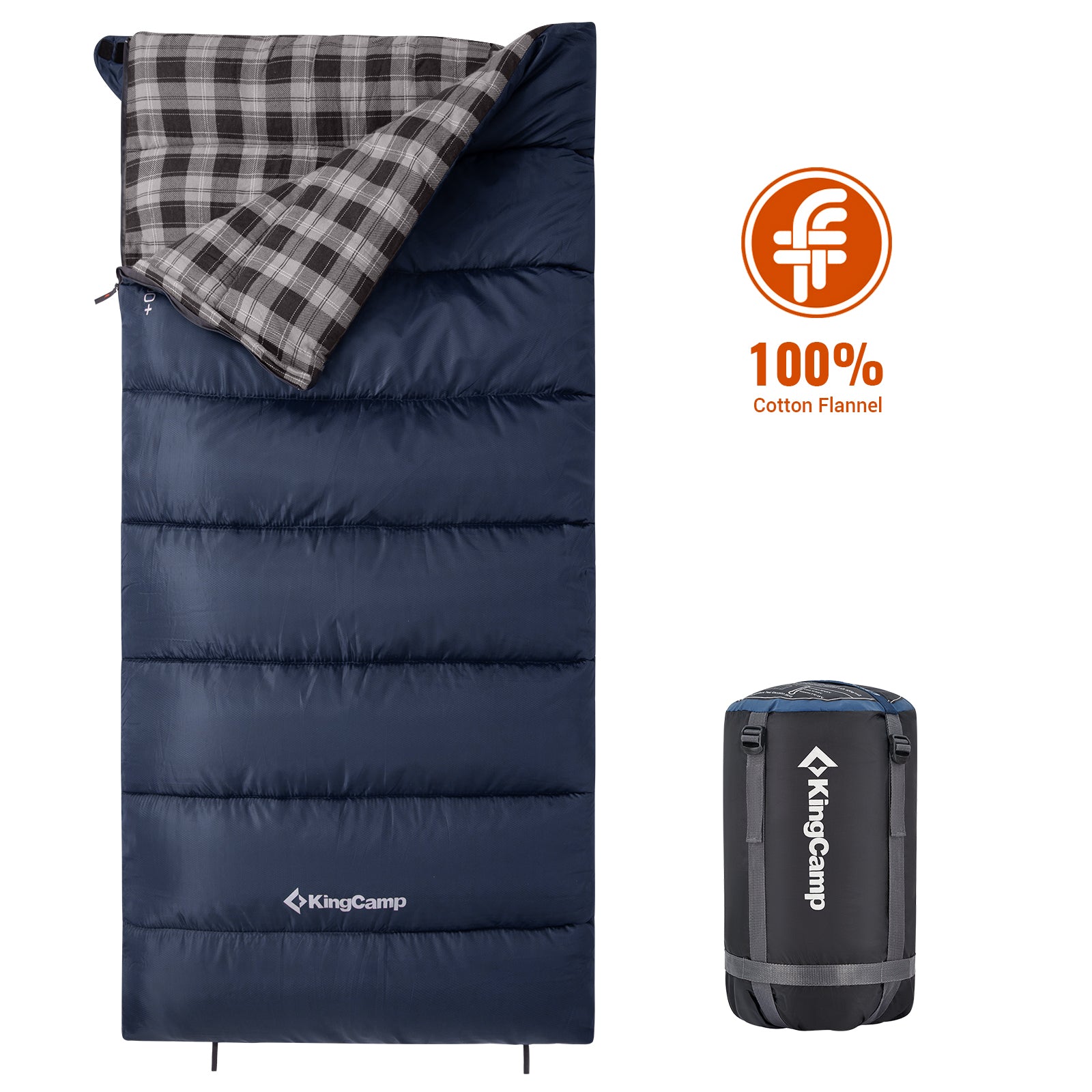 SNOWFLAKE 400+ Single Sleeping Bag – KingCamp