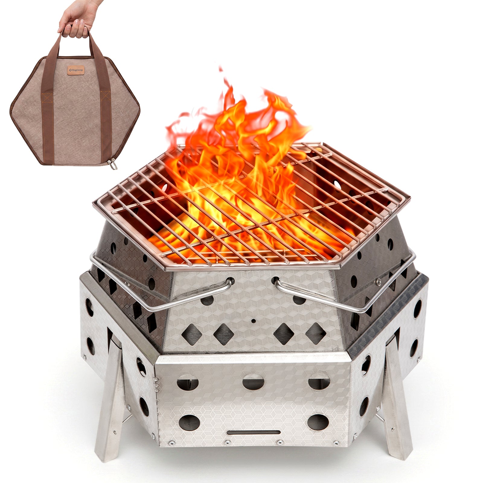 KingCamp Smokeless Fire Pit