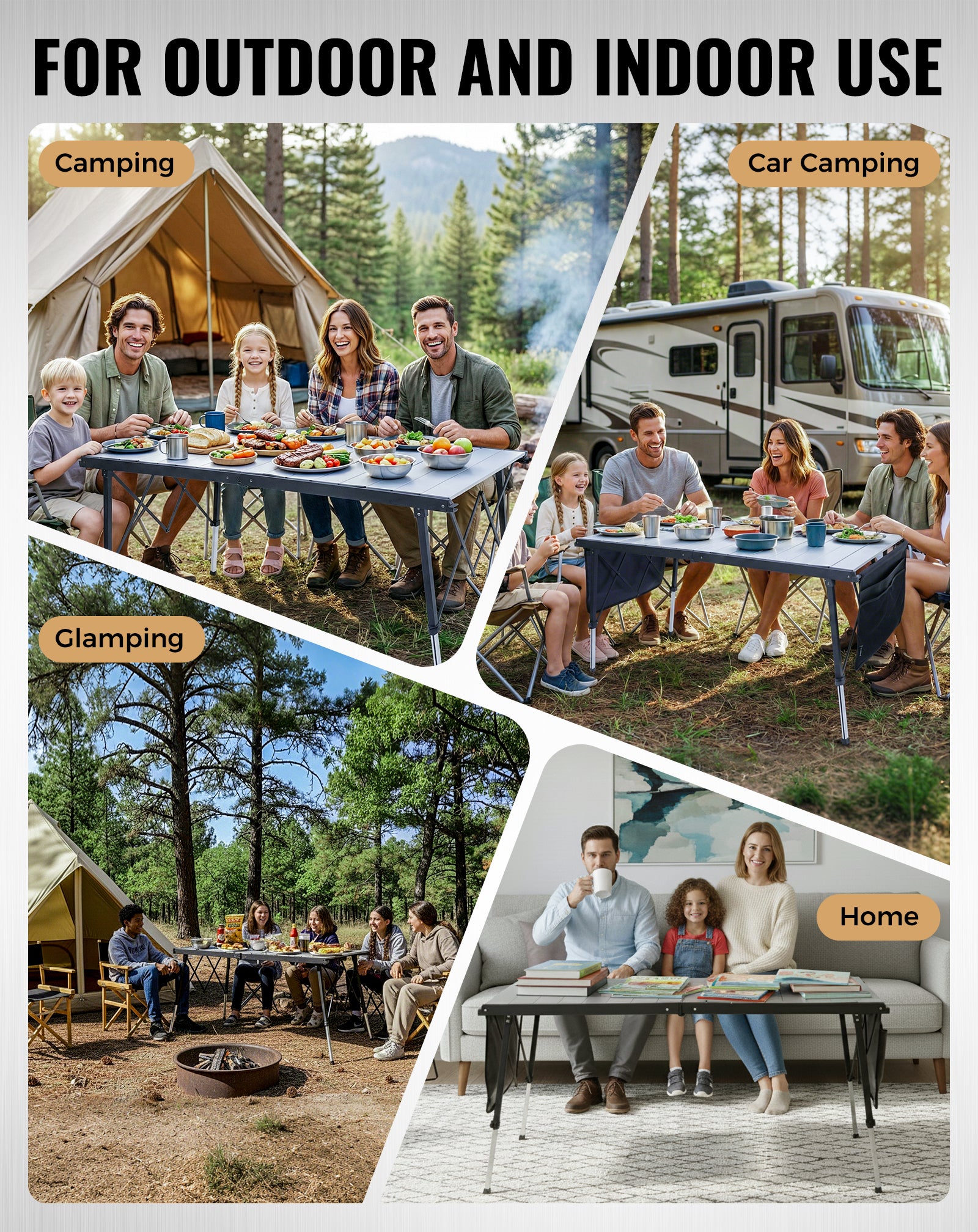 KingCamp GRANITE C14070 Folding Camping Table