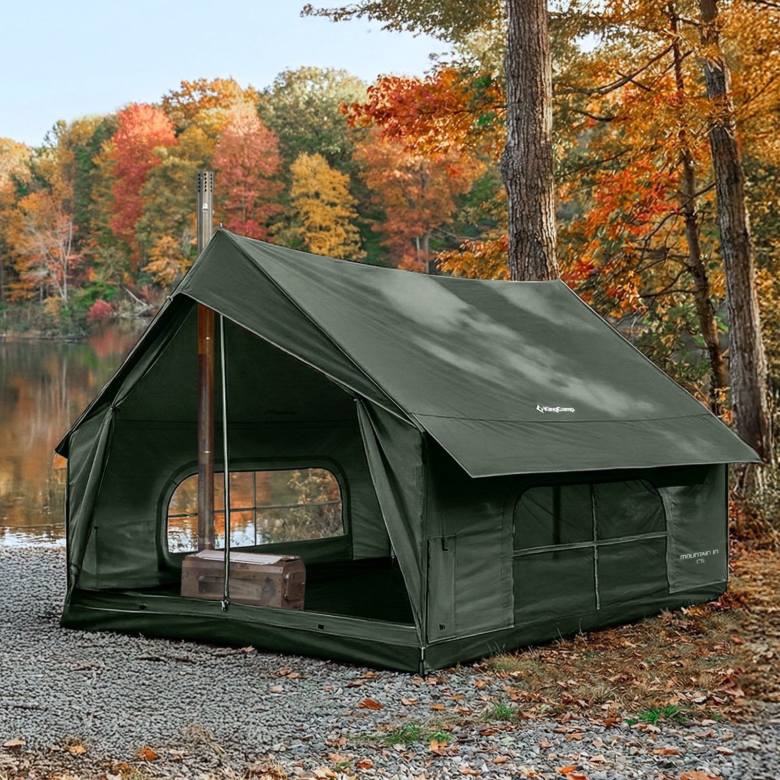Pre‑Order, Delivers Late March | MOUNTAIN IN C5 Canvas Hot Tent
