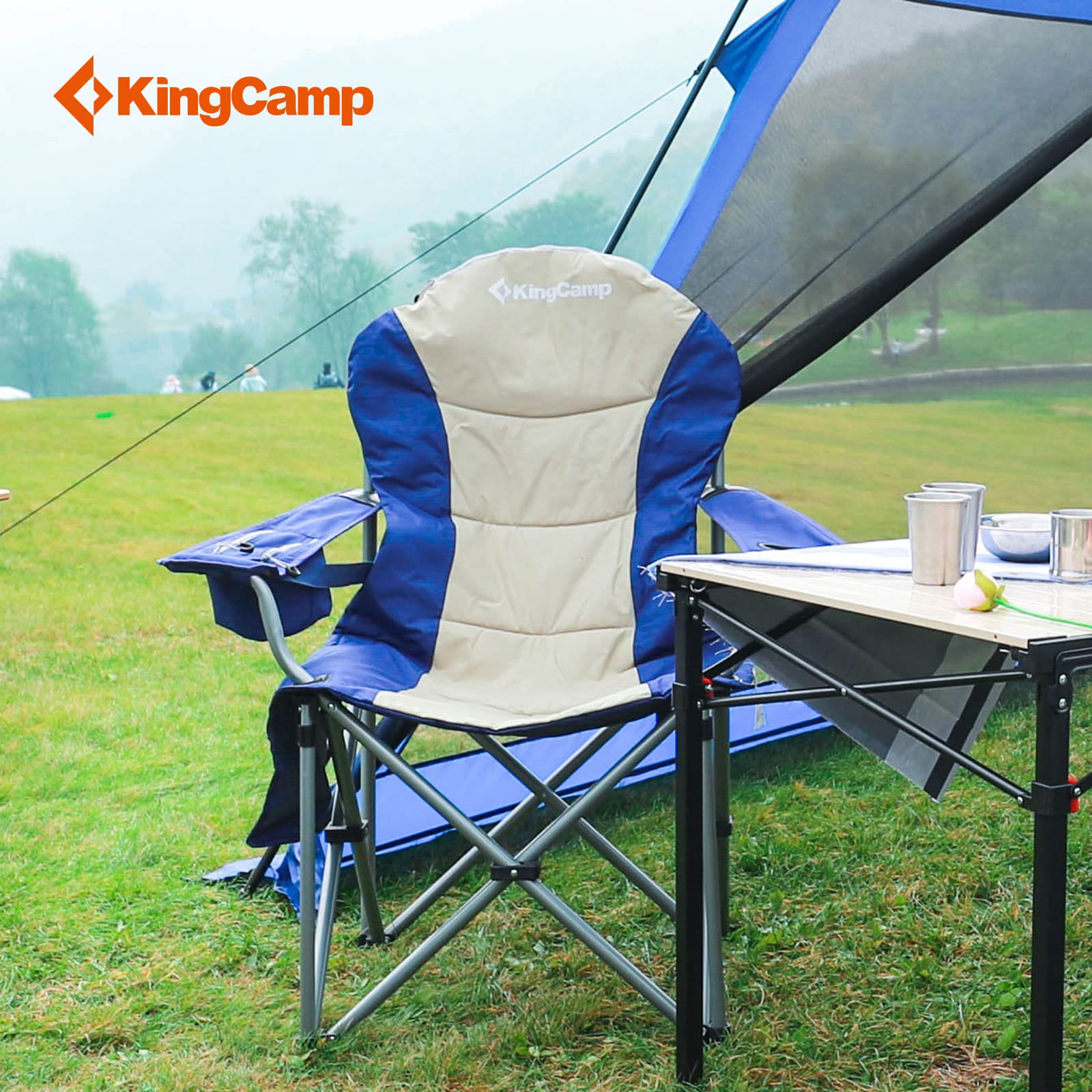 KingCamp SIMPSON Comfort Armchair Set of 2