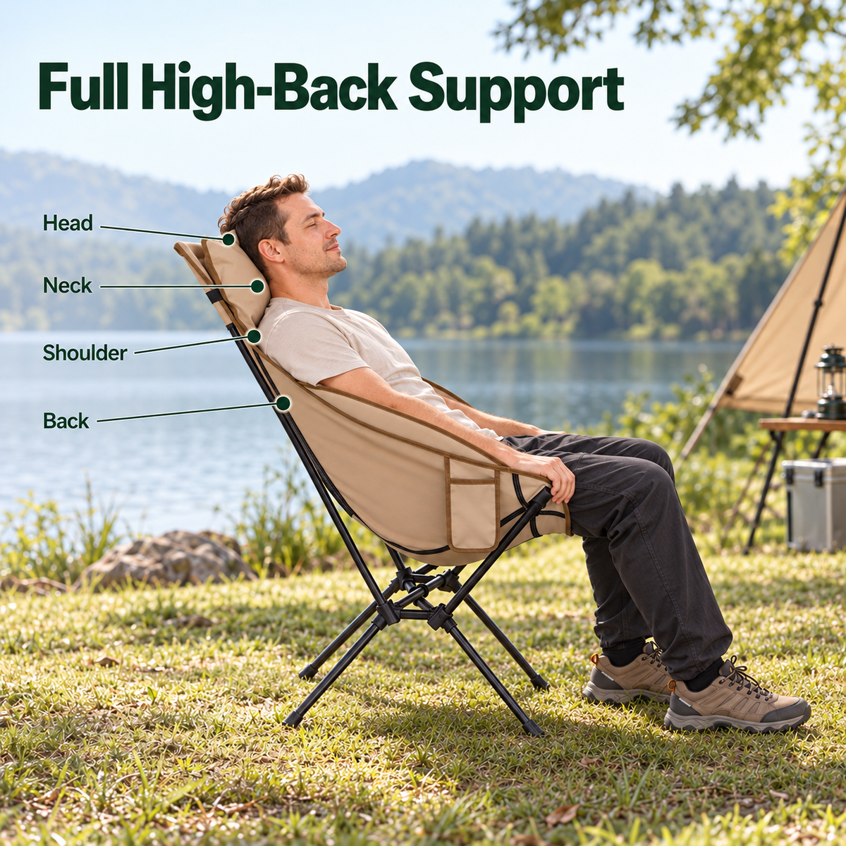 BALSA C10 High Back Camping Chair