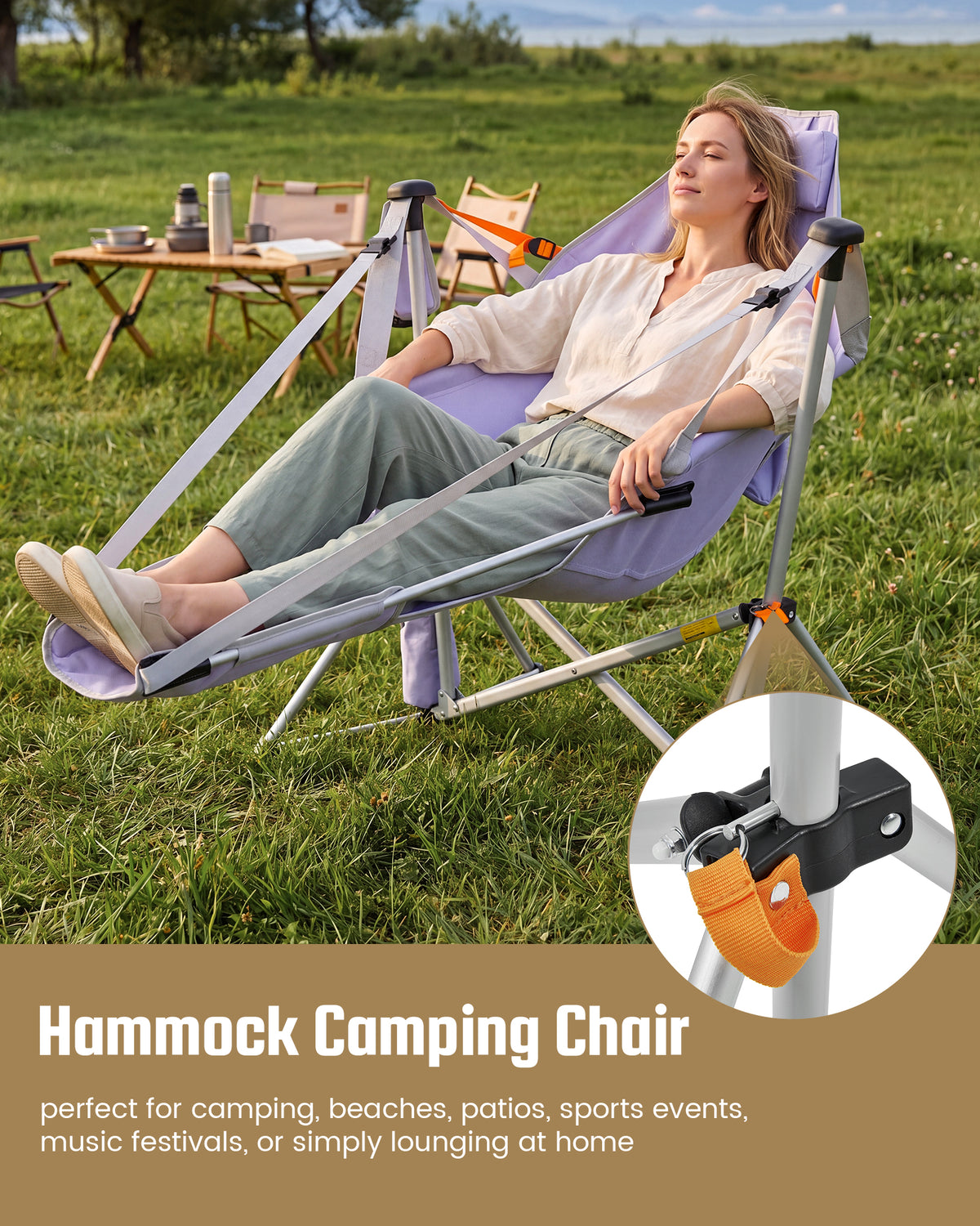 ORCHID C20 Hammock Chair with Footrest