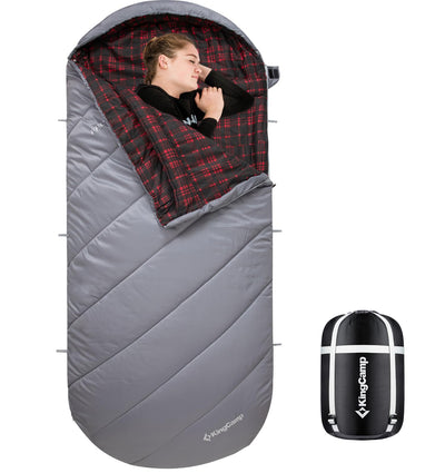 wärmster schlafsack KingCamp FREESPACE HEATING 250 Beheizter Schlafsack