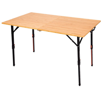 KingCamp BamAura 2Fold 12070 PLUS Bamboo Folding Table