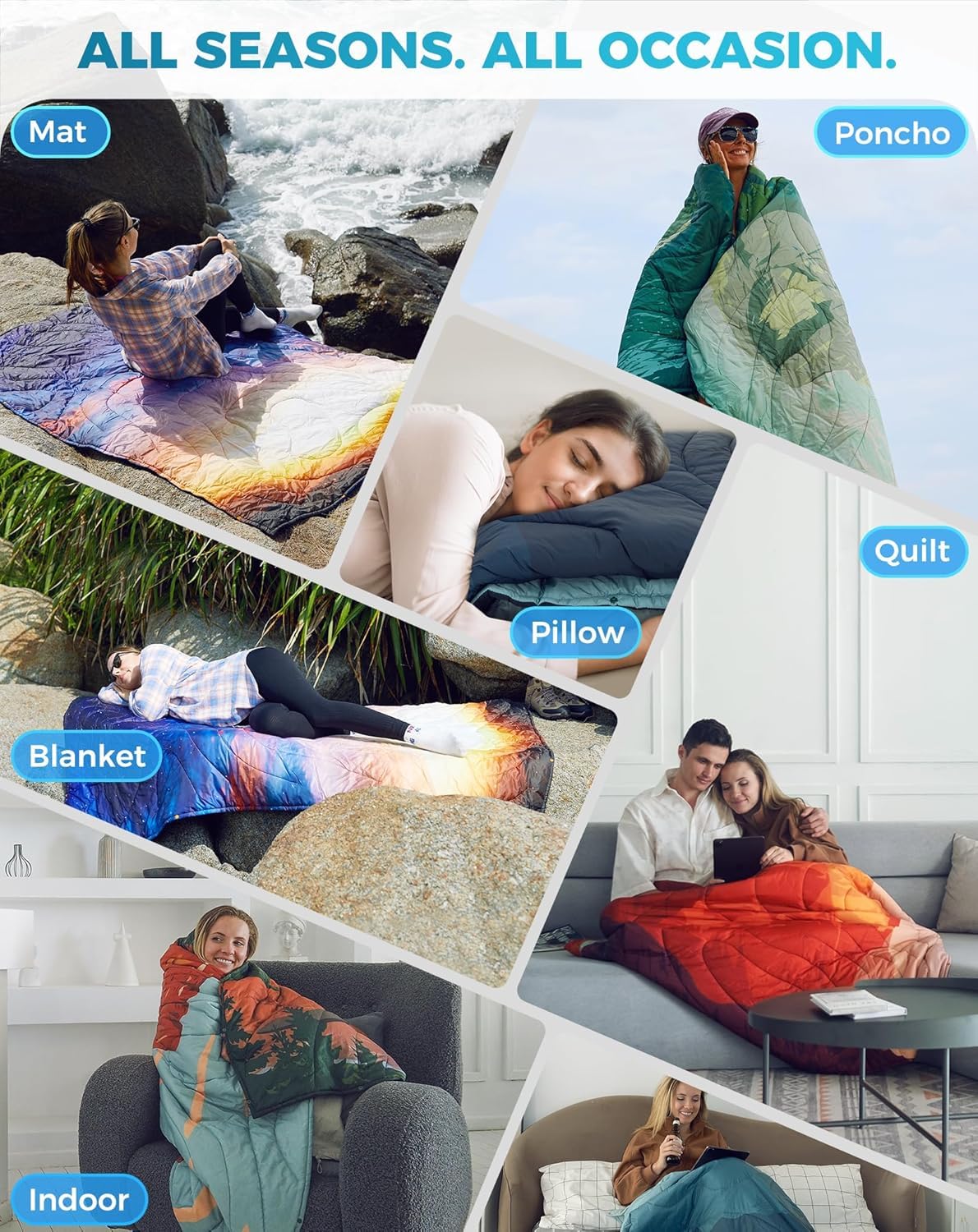 KingCamp BLANKET SMART 150 XL Lightweight Camping Blanket