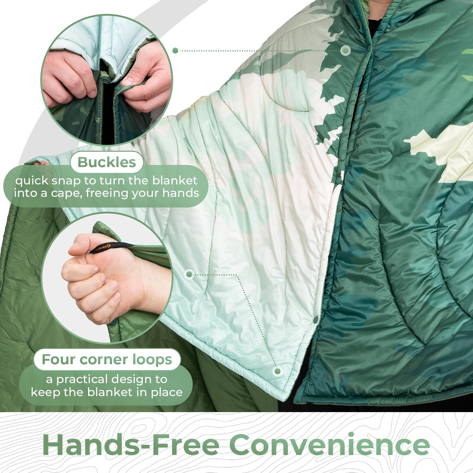 KingCamp BLANKET SMART 150 XL Lightweight Camping Blanket