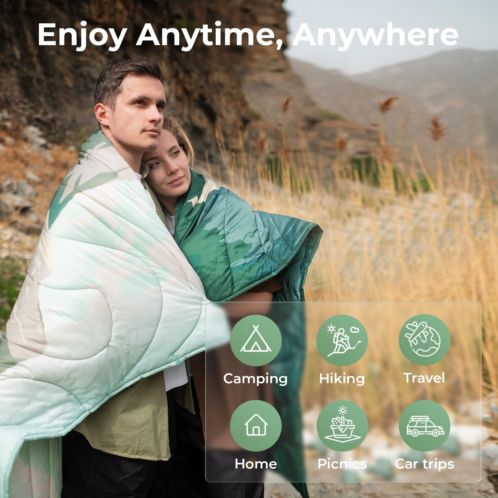 KingCamp BLANKET SMART 150 XL Lightweight Camping Blanket