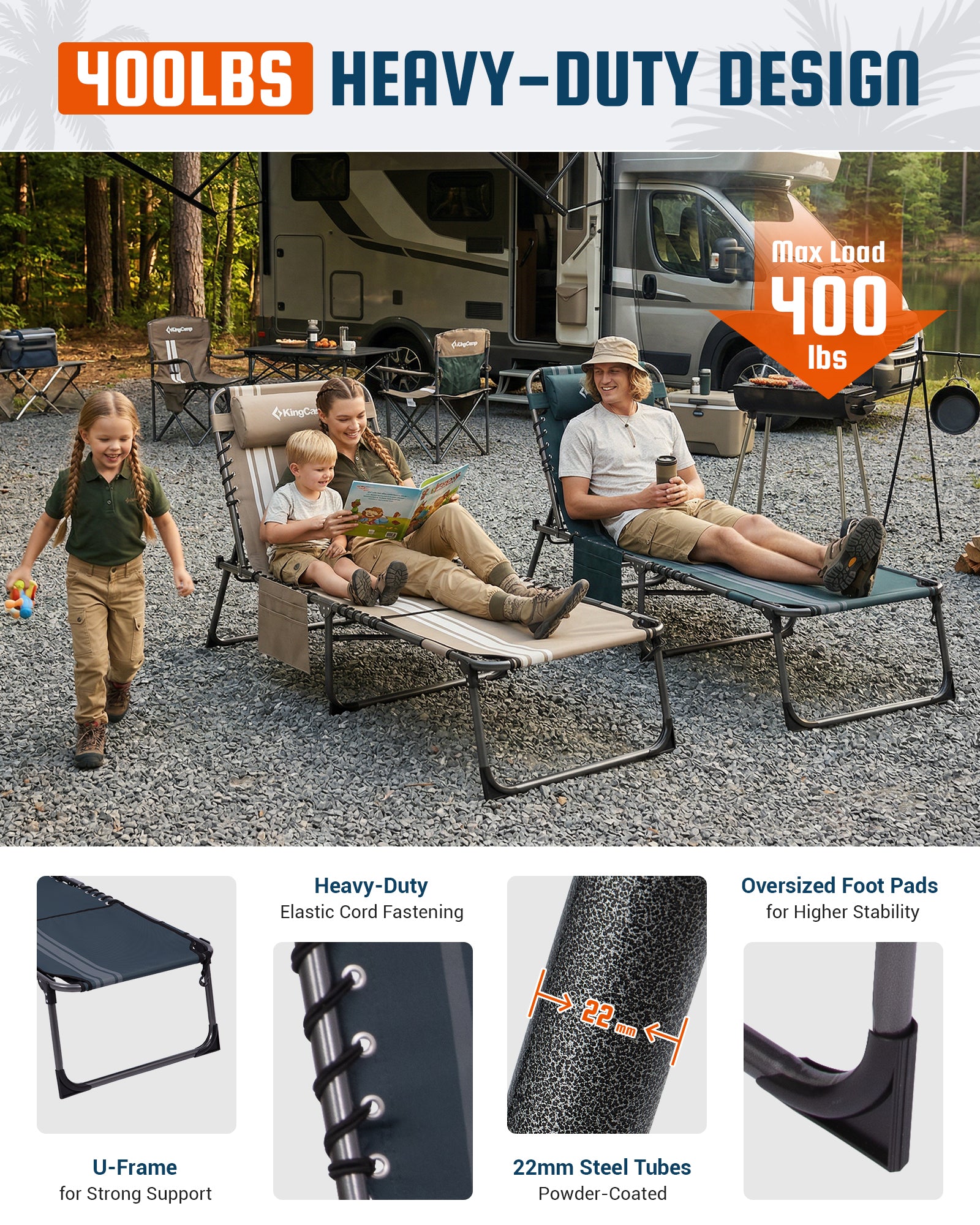 MAGNOLIA B20 Folding Lounge Chair with Face Hole