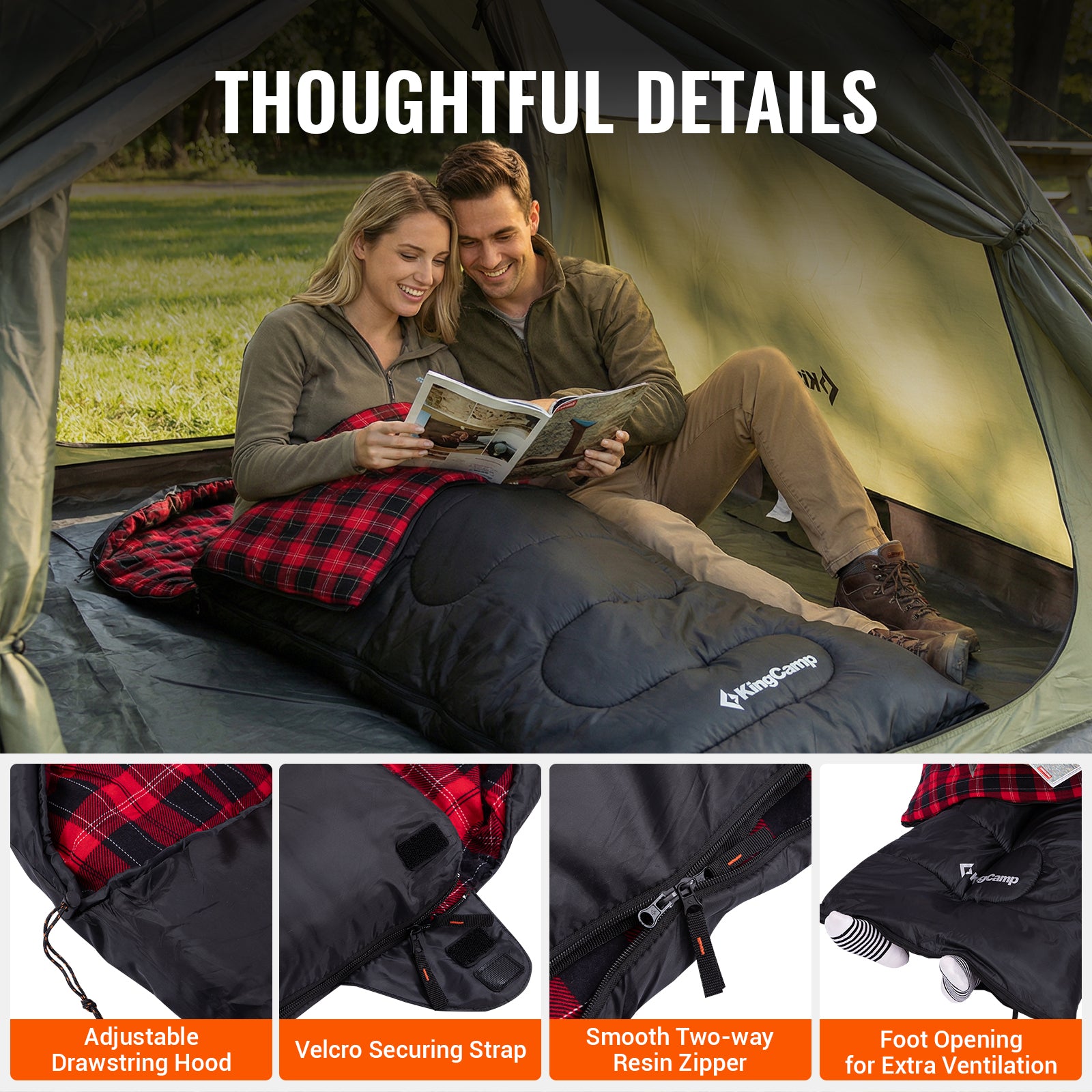 Oasis C 350 Sleeping Bag – KingCamp