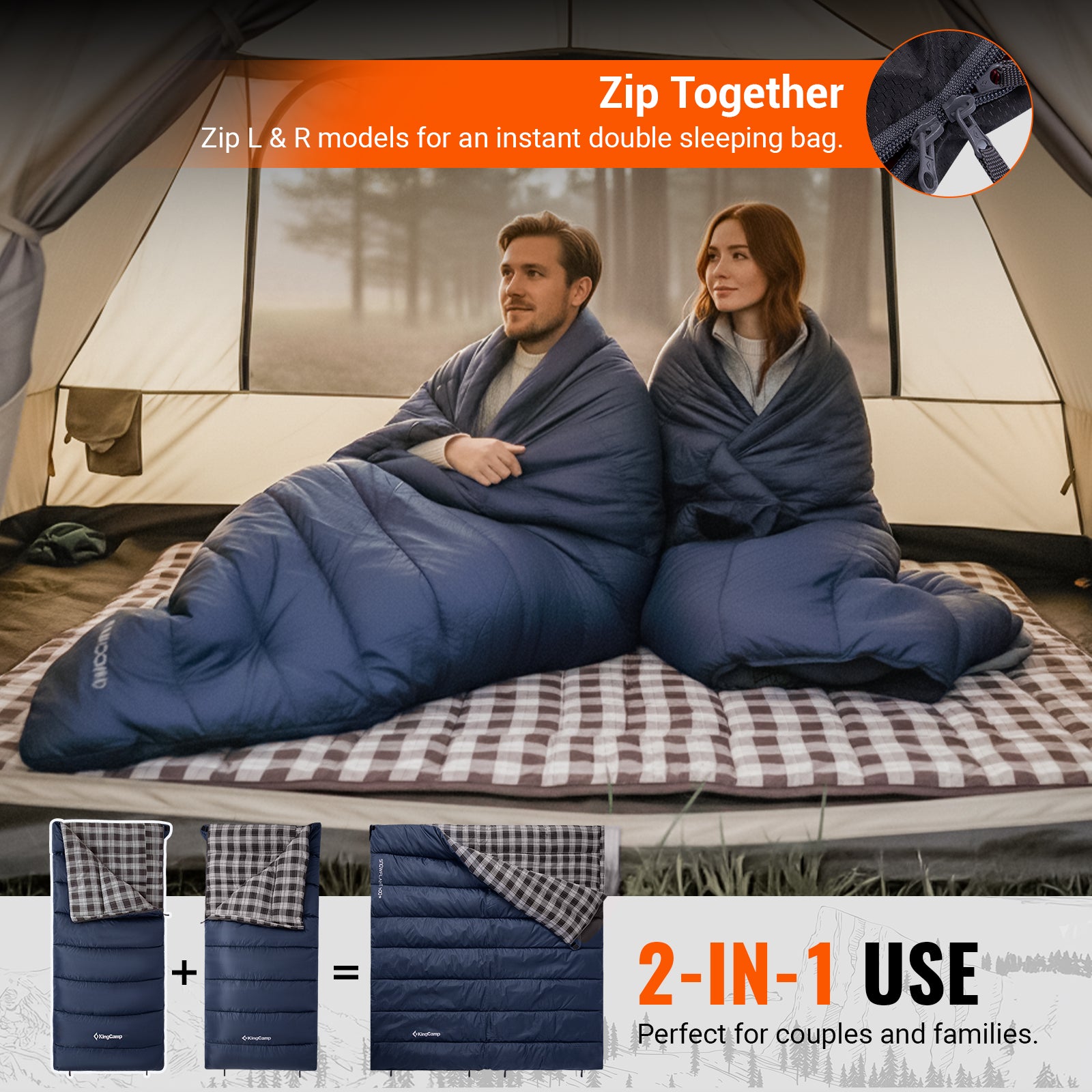 SNOWFLAKE 400+ Single Sleeping Bag