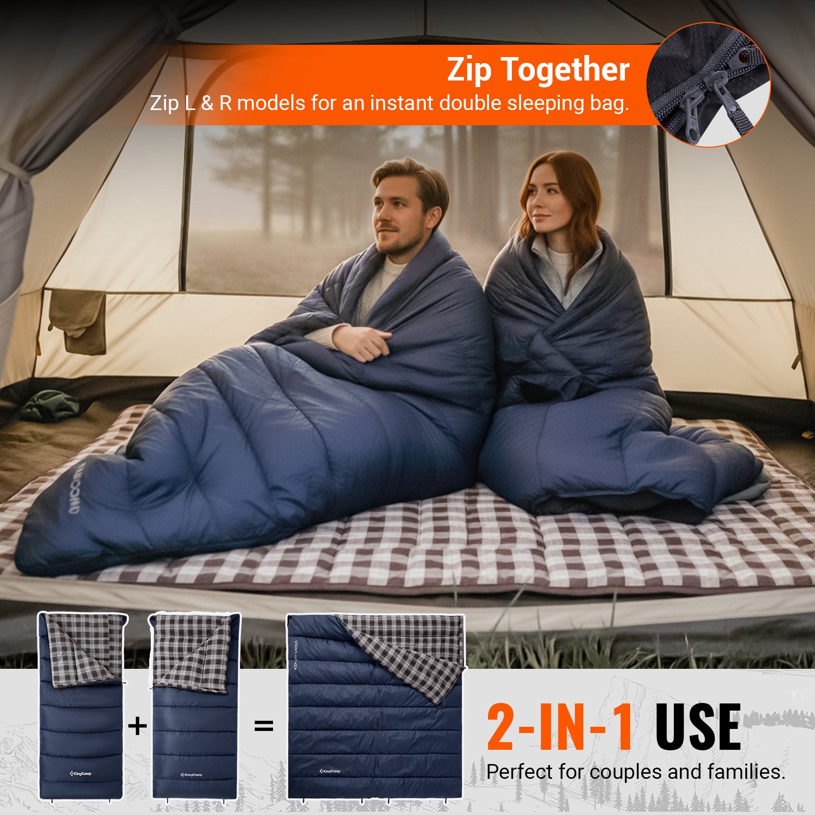 SNOWFLAKE 400+ Single Sleeping Bag