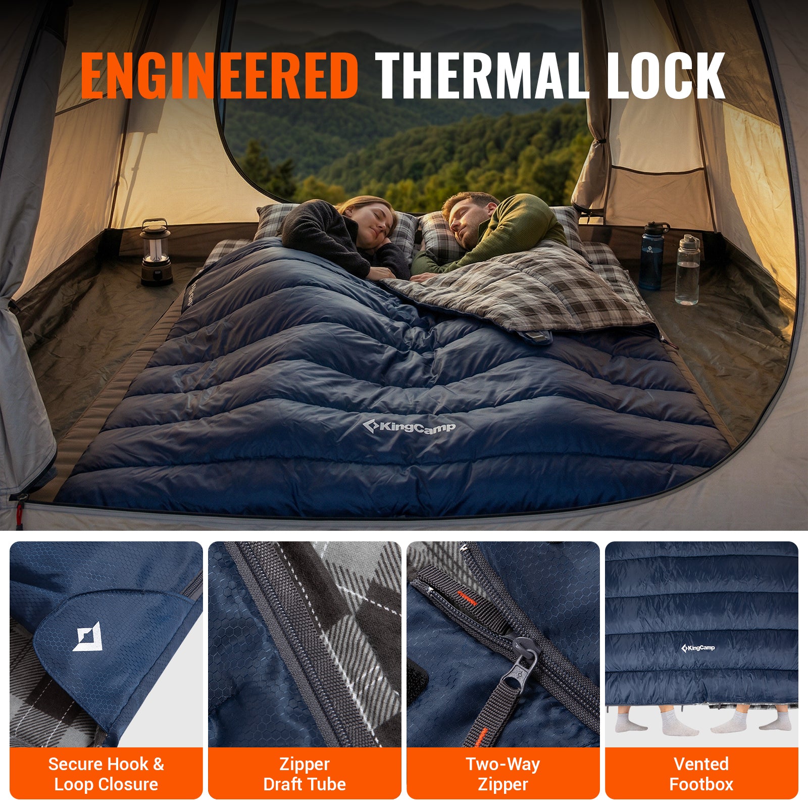 SNOWFLAKE 300D+ Double Sleeping Bag