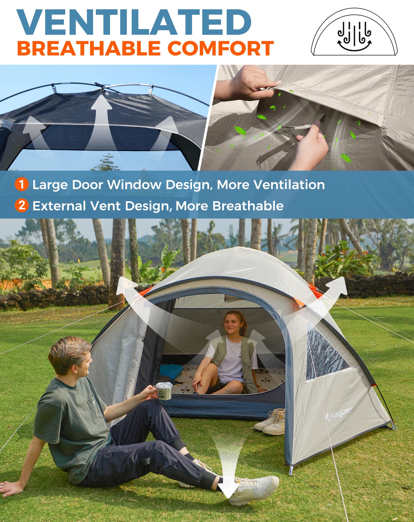 KingCamp HOLIDAY IV Camping Tent