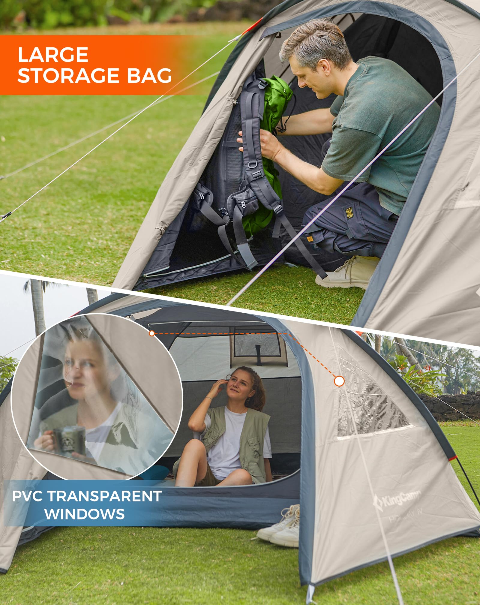 KingCamp HOLIDAY IV Camping Tent